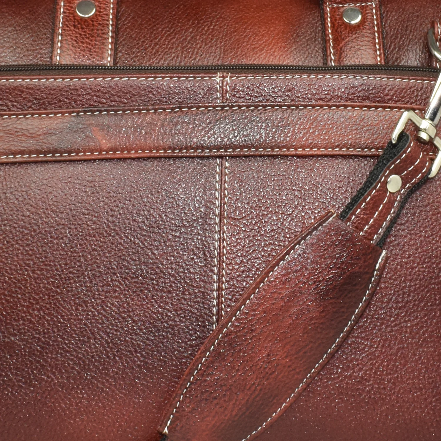 Premium Leather Laptop Messenger Bag for Men & Women – Fits 14.5” - Image 5