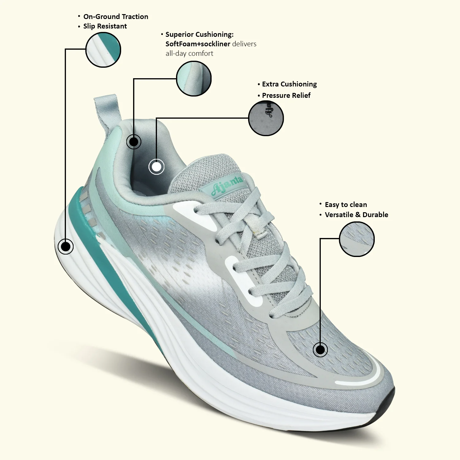 Men’s Breathable Lightweight Sports Running Shoes - Image 3