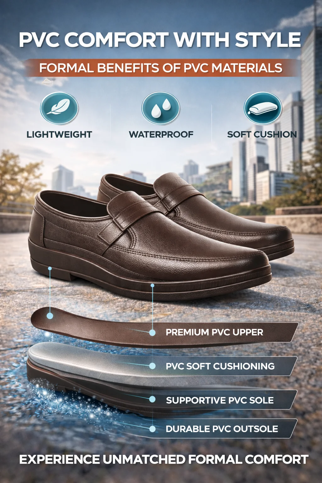 Ajanta Men’s Formal Comfort Loafer Shoes - Image 4