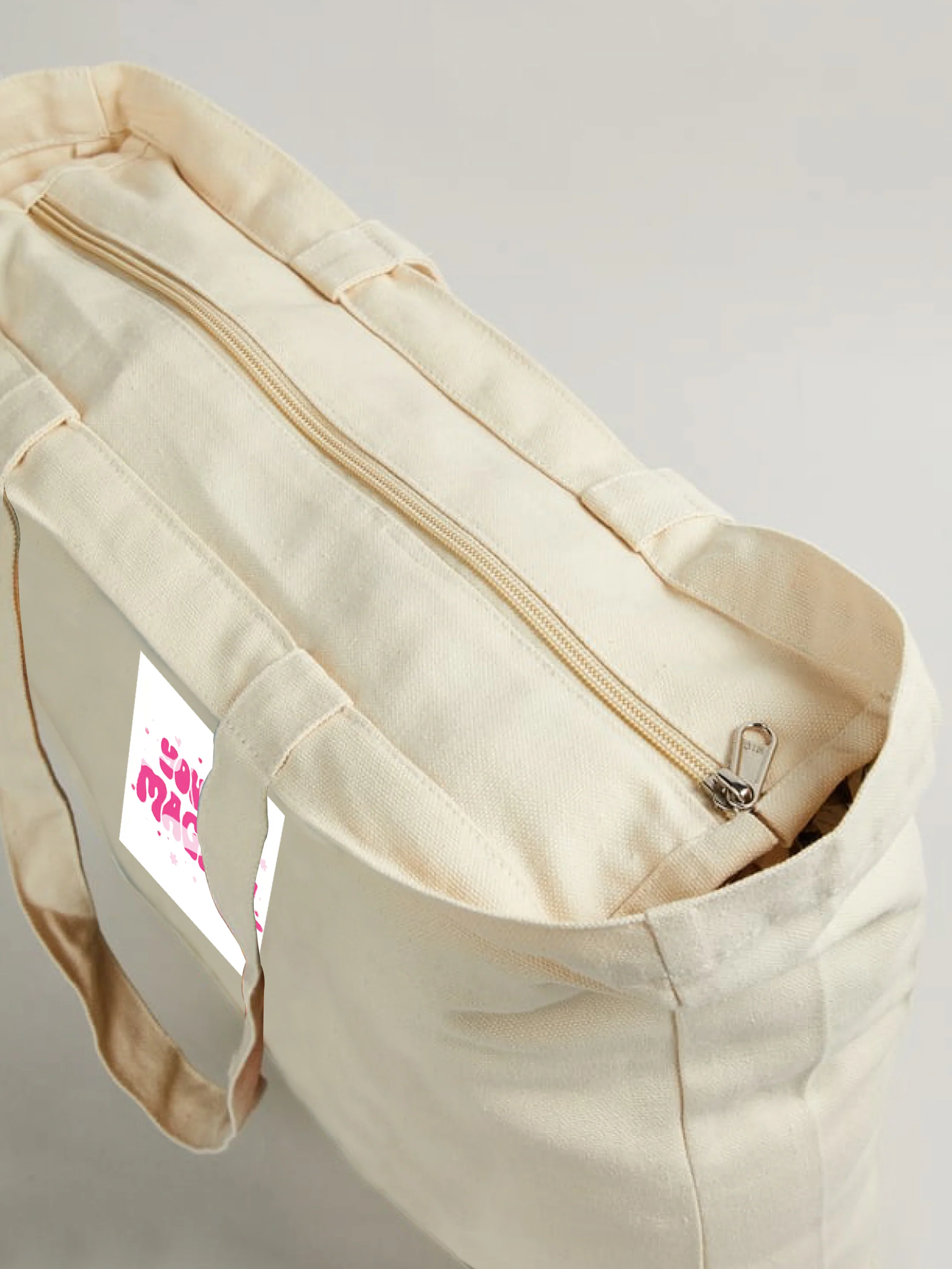 Ajanta Canvas Tote Bag for Women – Printed Zip Tote for Travel, Shopping & College - Image 19