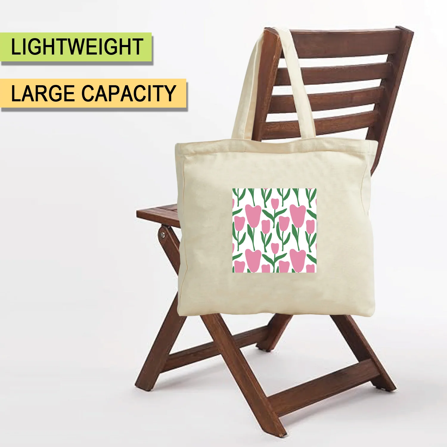 Ajanta Canvas Tote Bag with Zip for Women - Image 5