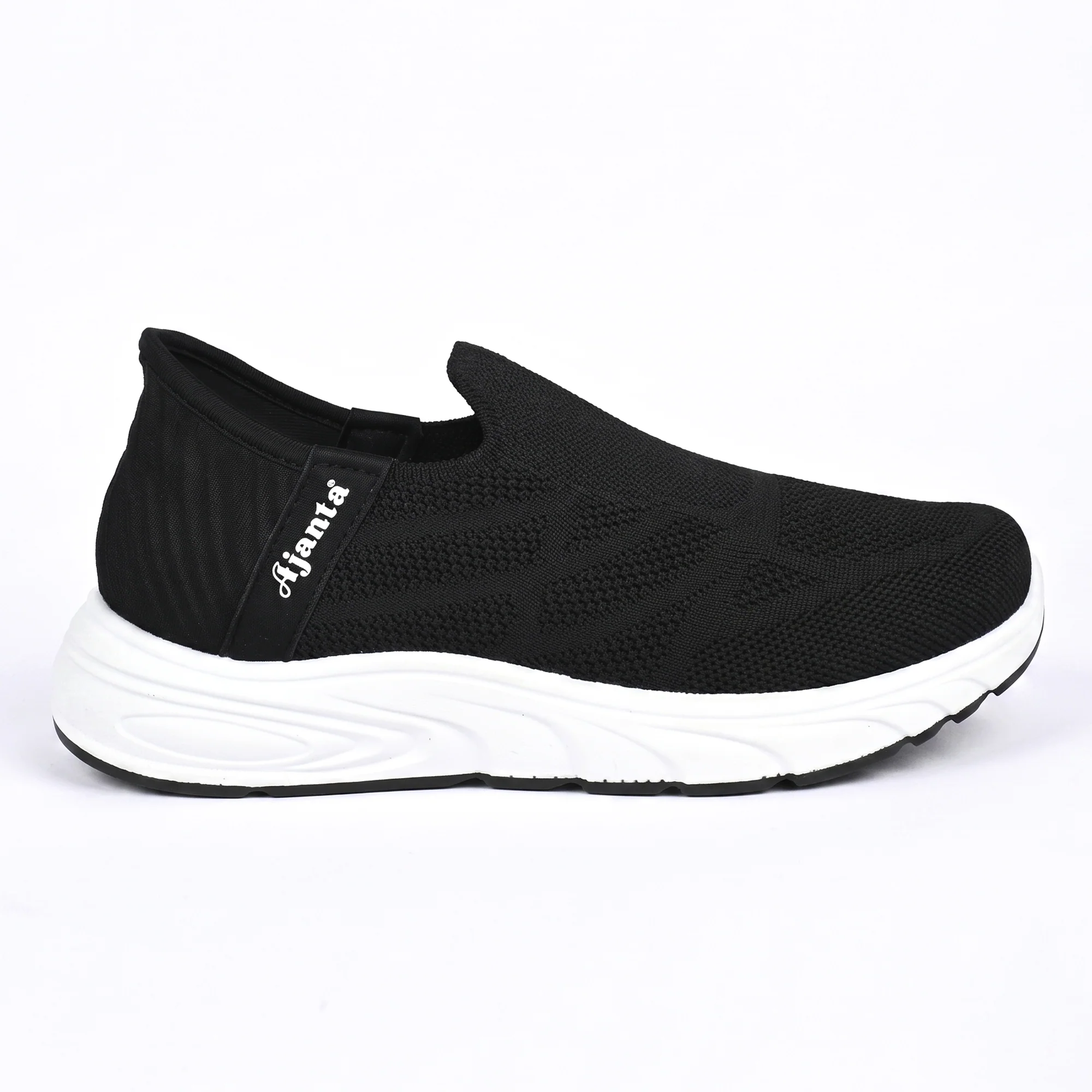 AJANTA Hands-Free Slip On Shoes for Women | Walking Shoes for Women | Sports Shoes | Lightweight Breathable Running Sneakers | Memory Foam Cushion | Gym, Office, Travel, Casual Shoes Black - Image 12