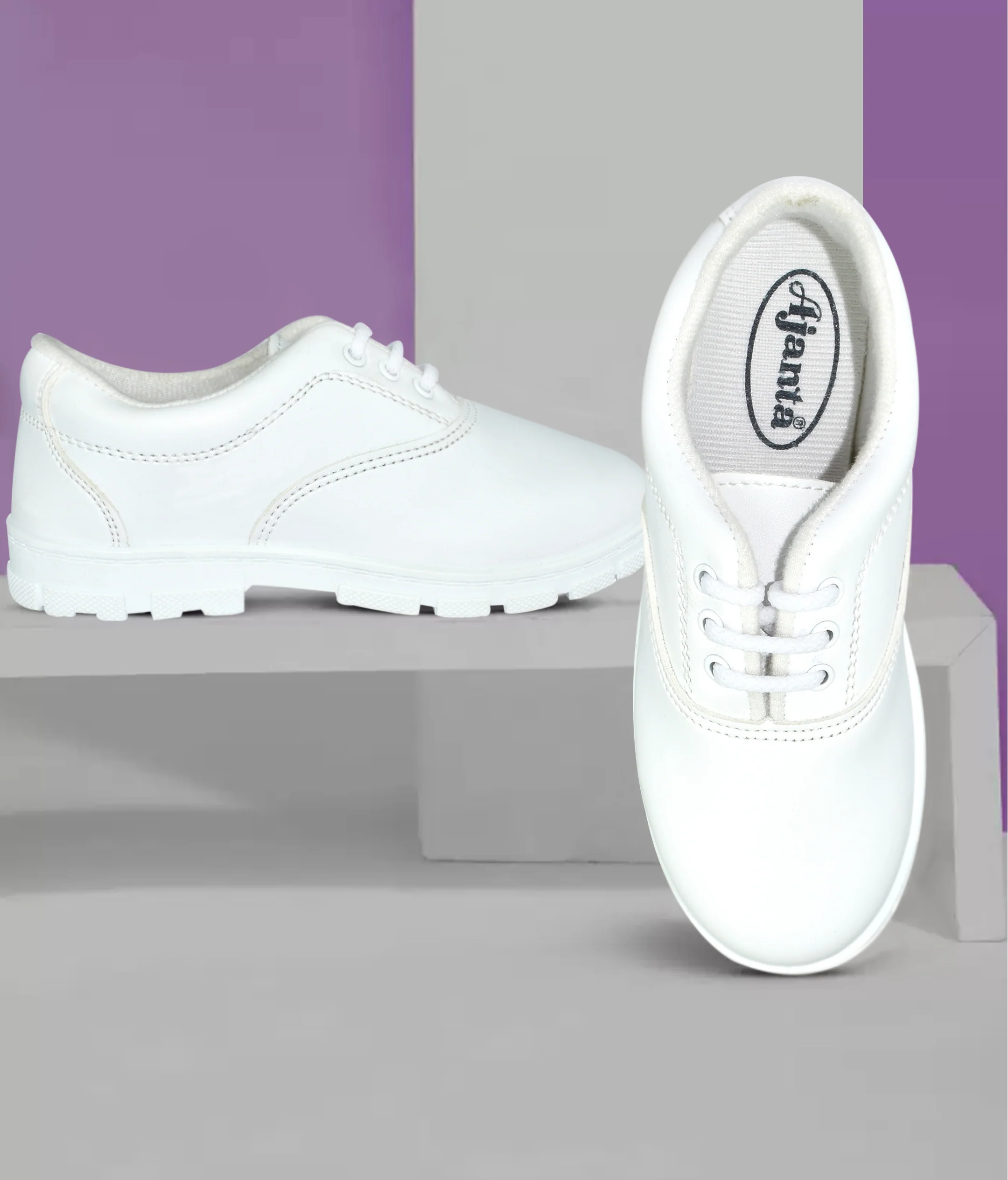 AJANTA Lace up School Shoe for Boys AB0101 - Image 2