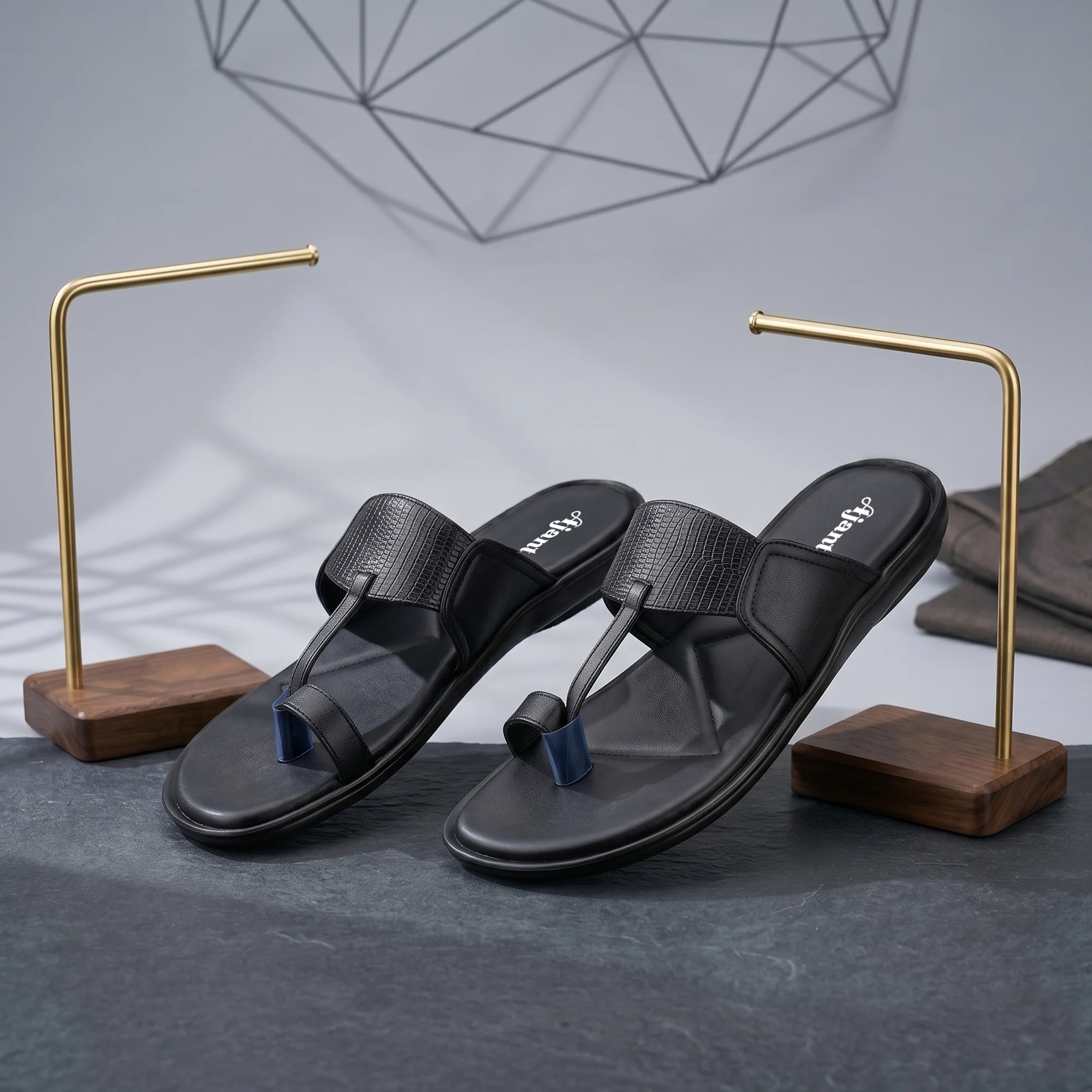 AJANTA Men Lightweight Comfort Sandals | Flexible Sole | Casual Wear - Image 7