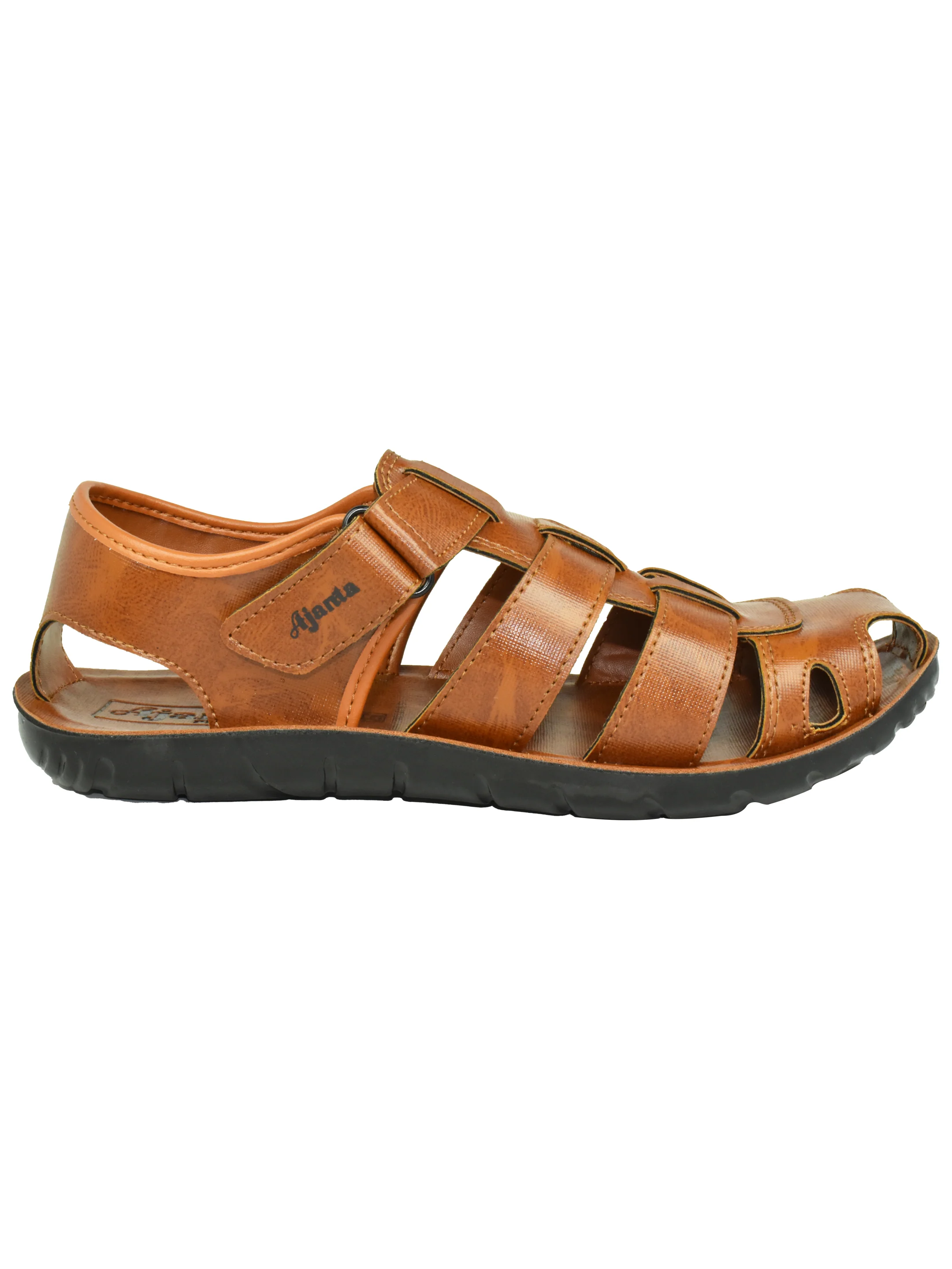 Ajanta Men’s Classic Brown Fisherman Sandal