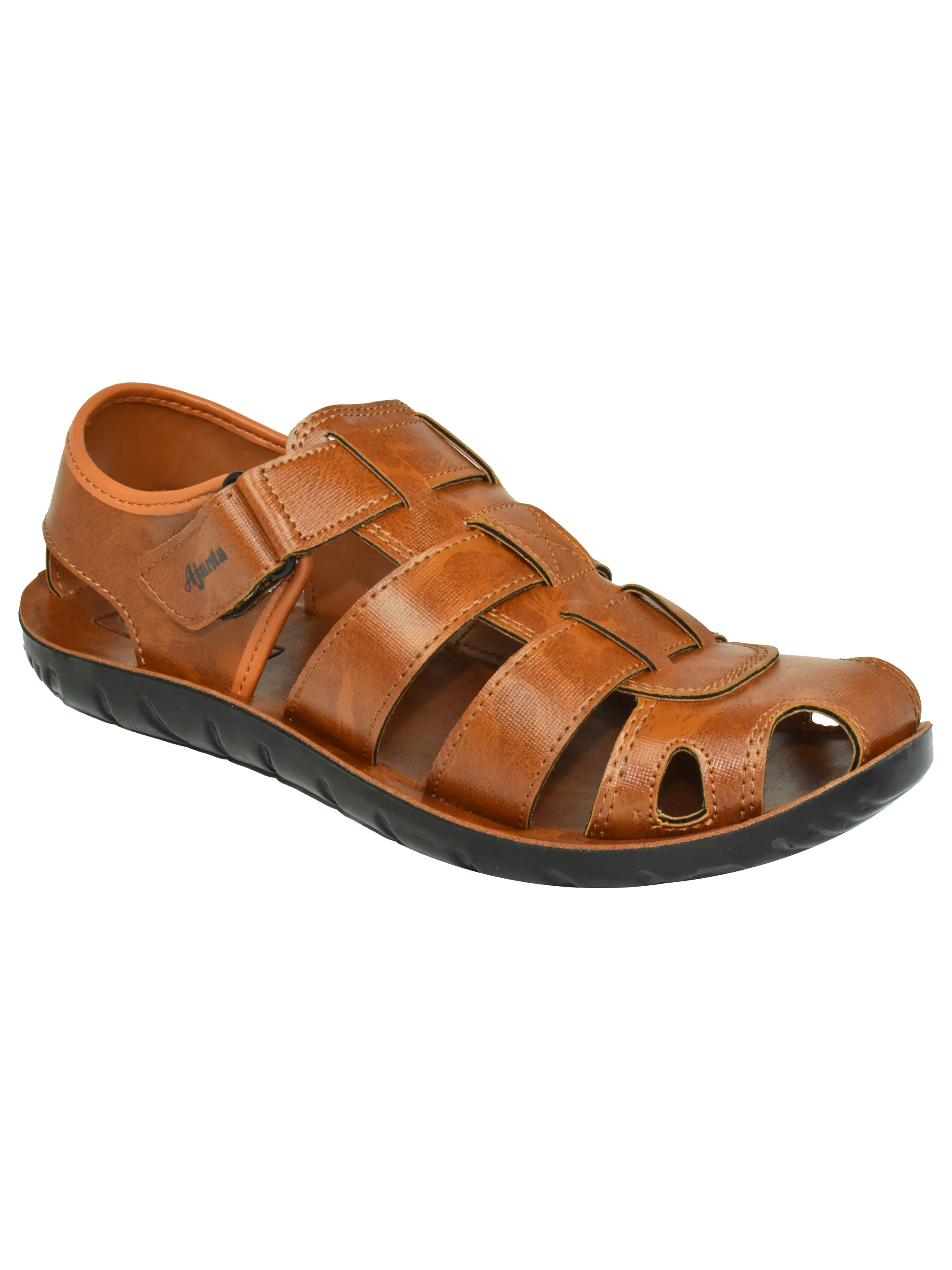 Ajanta Men’s Classic Brown Fisherman Sandal - Image 6