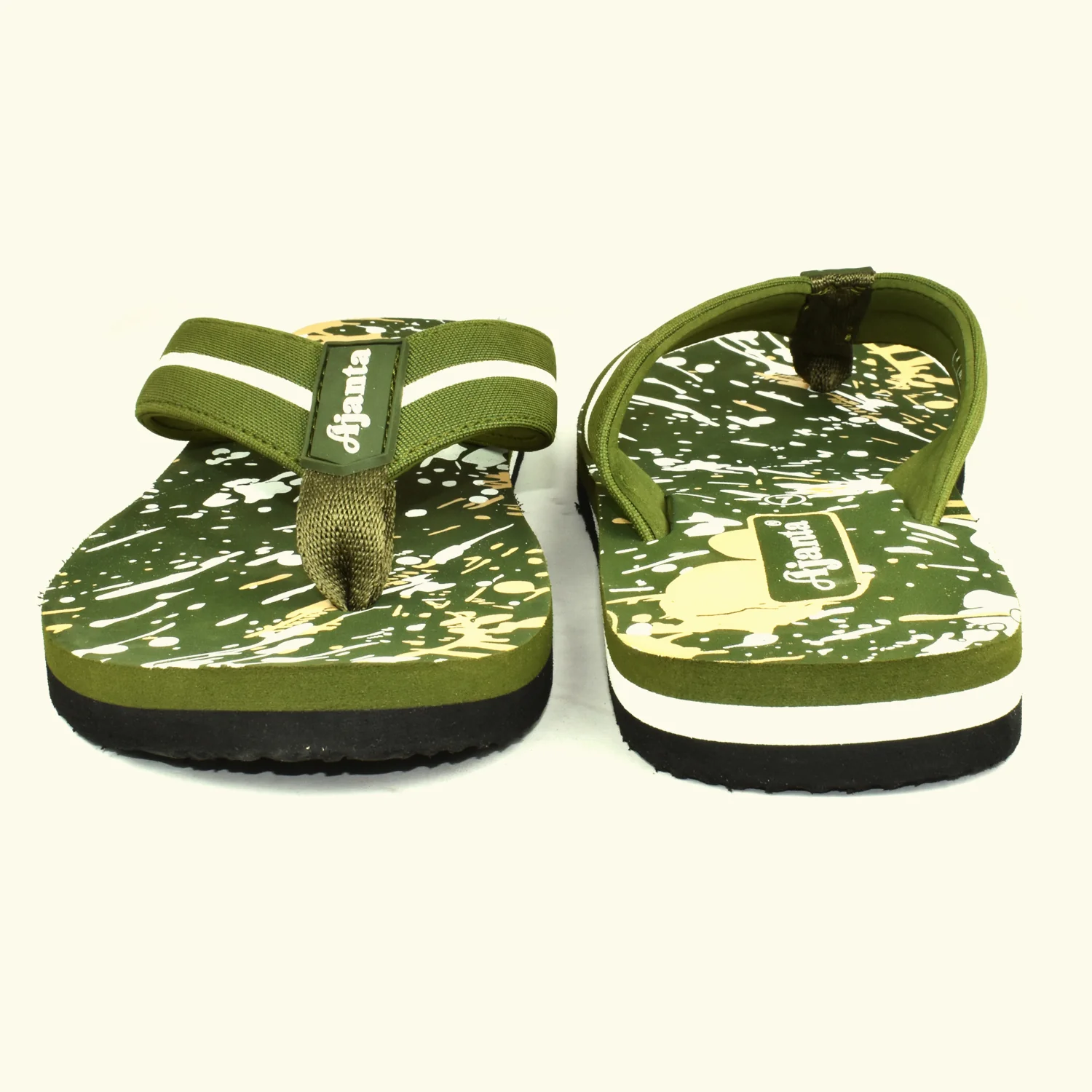 Ajanta Men’s Green Slip-On Chappal - Image 8