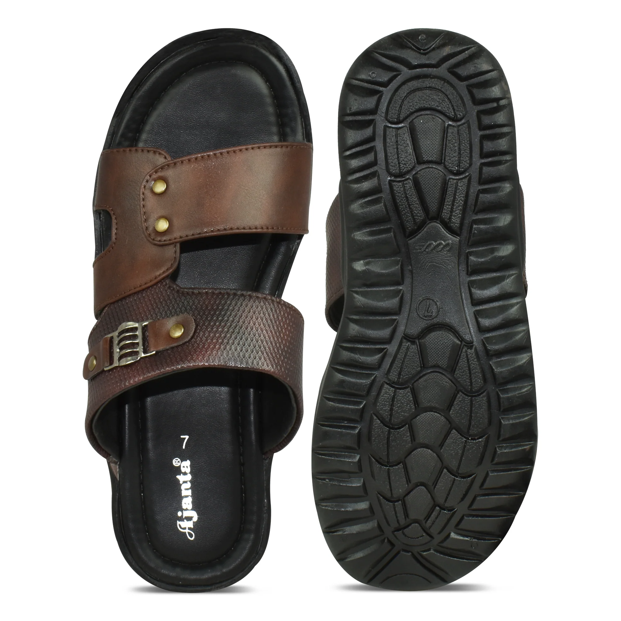 Ajanta Men’s Slip-On Soft Cushioned Sandals - Image 4