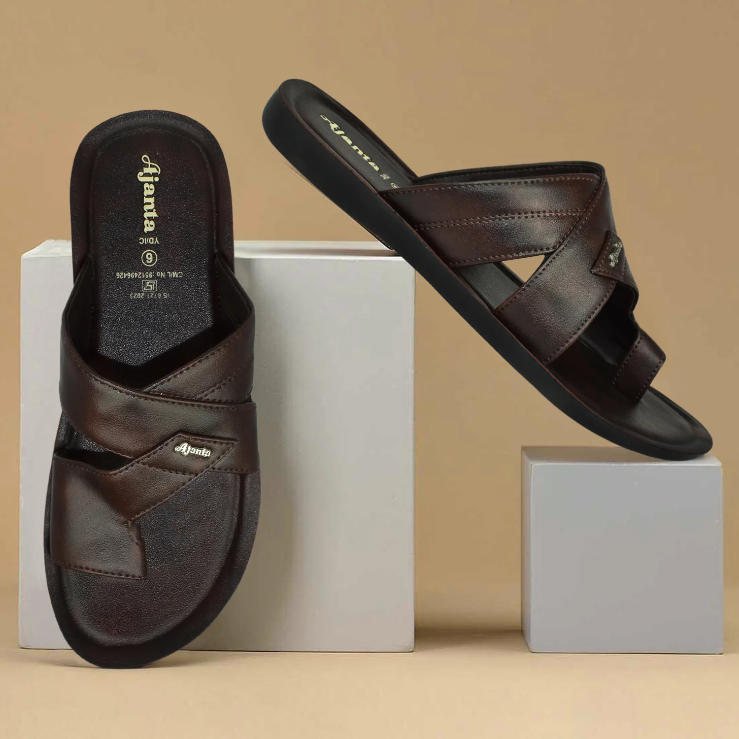 Ajanta Men’s Daily Wear Anti-Slip Sandals - Image 3