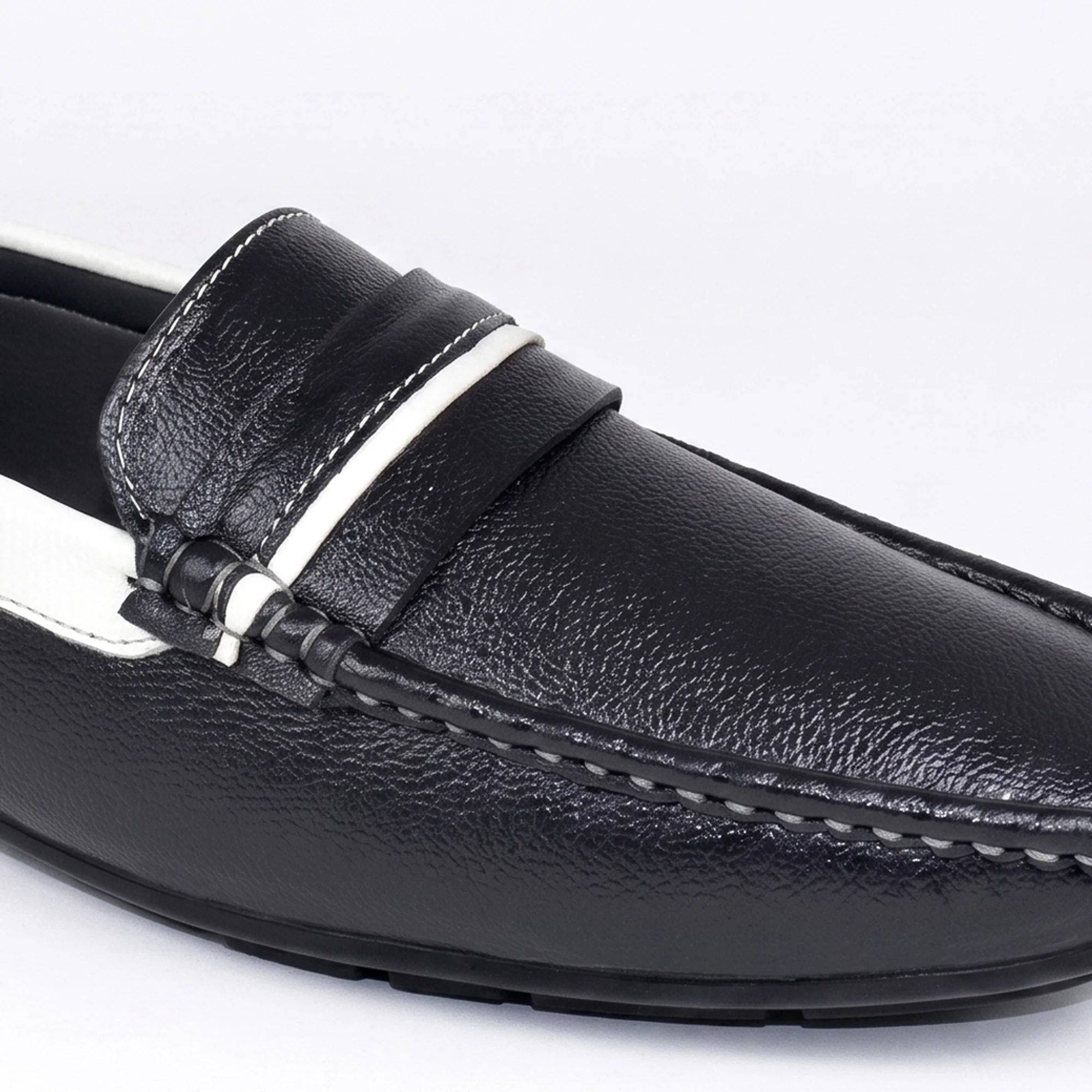 AJANTA Men Stylish Loafers | Synthetic Leather Casual Slip-On Shoes for Daily Wear - Image 13