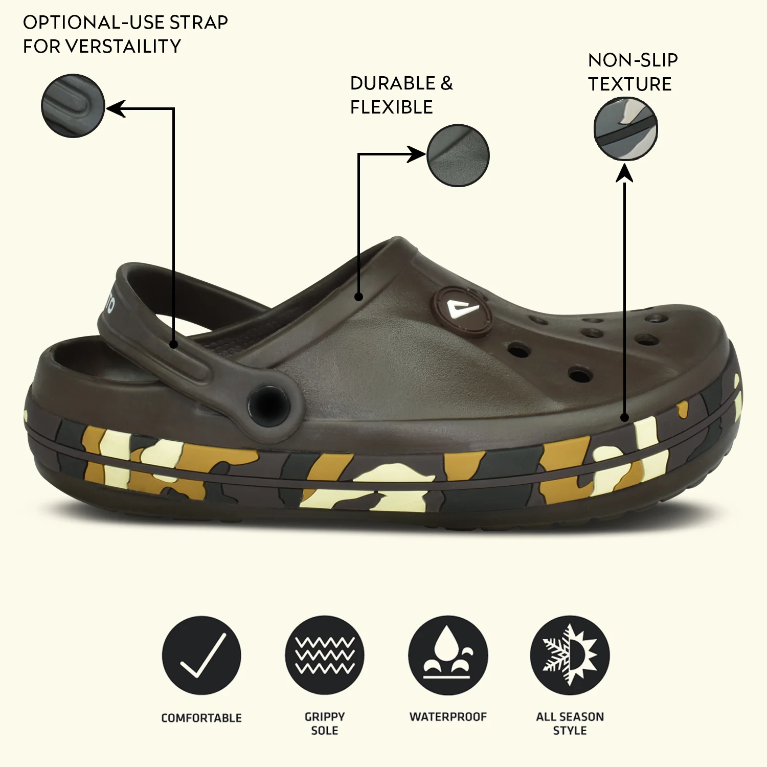 Ajanta Men's Classic Ultra Soft Clogs - Image 3