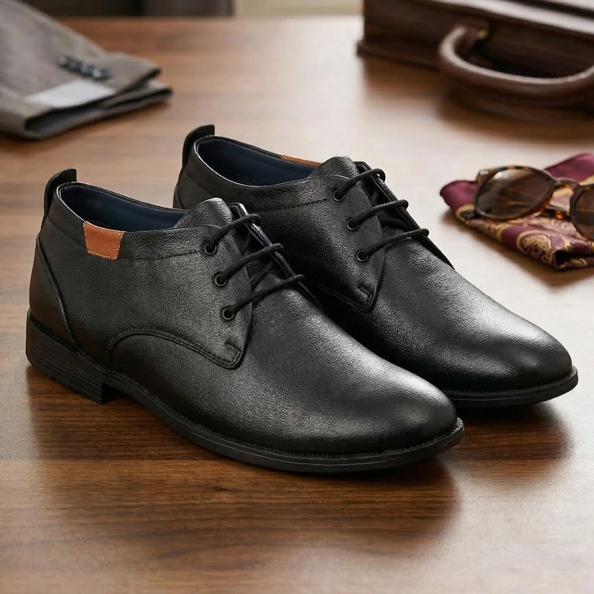 Ajanta Men's Formal Lace Up Shoes - Image 3