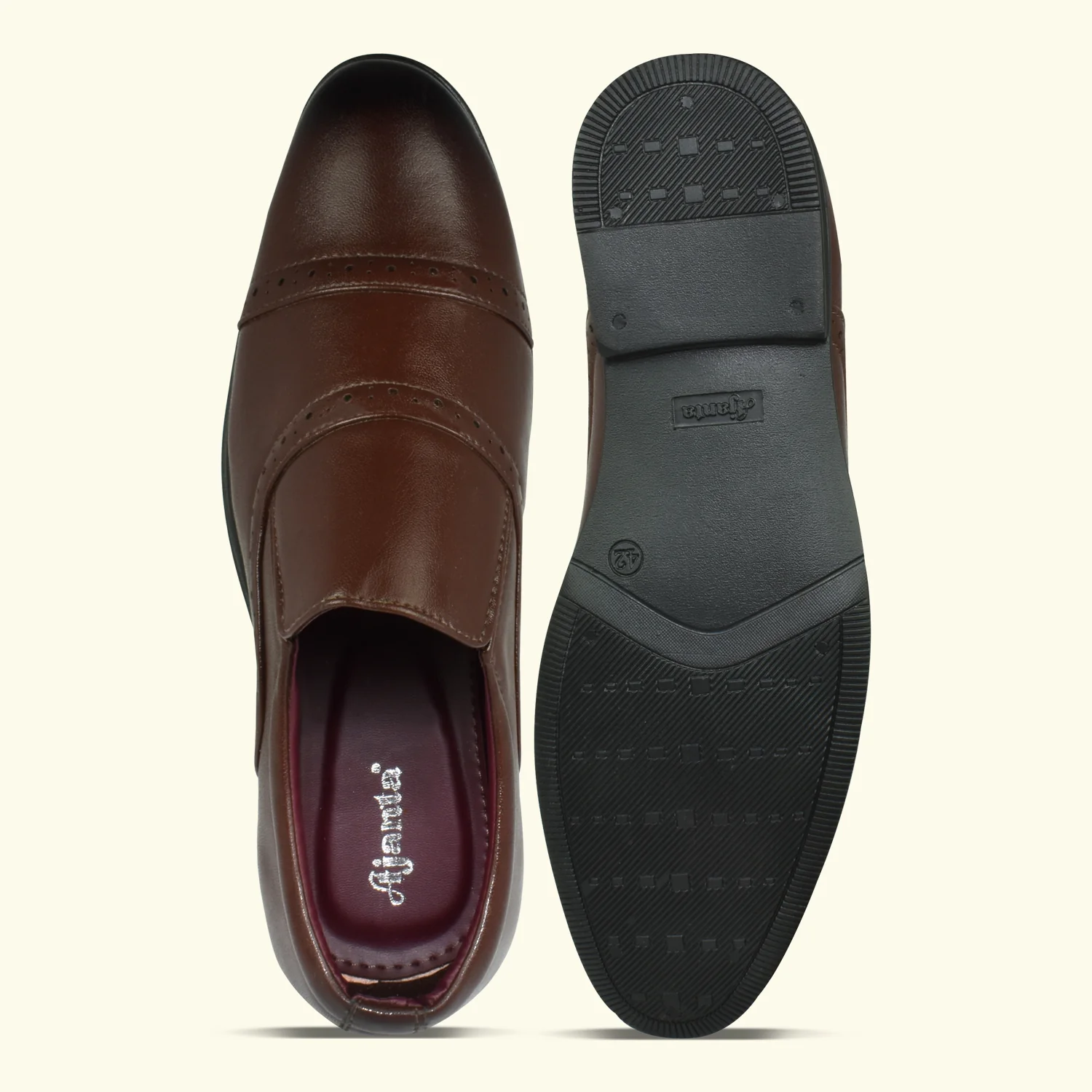 Ajanta Men’s Slip-On Loafers with Cushioned Insole - Image 4