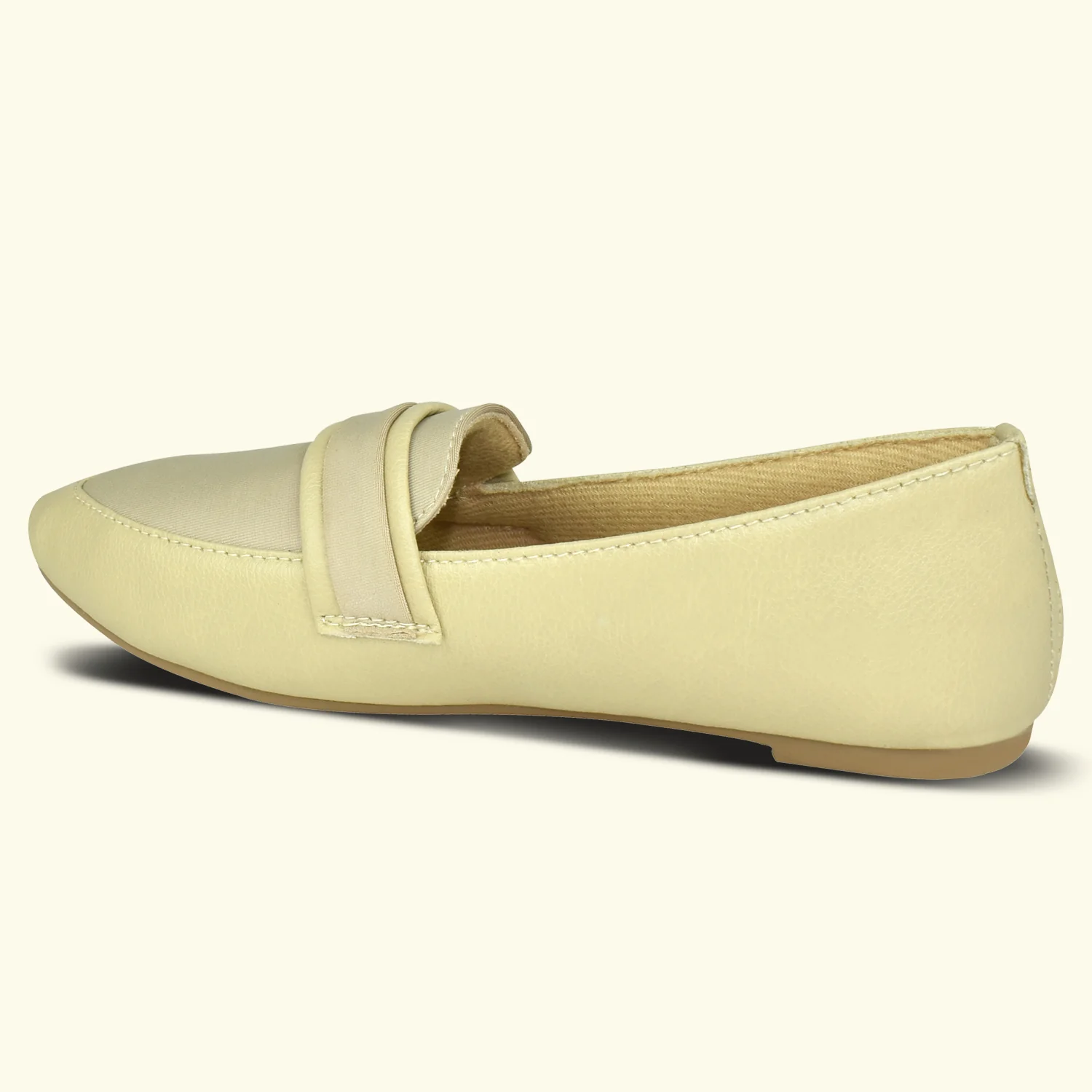 Ajanta Women’s Stylish White Loafers - Image 3