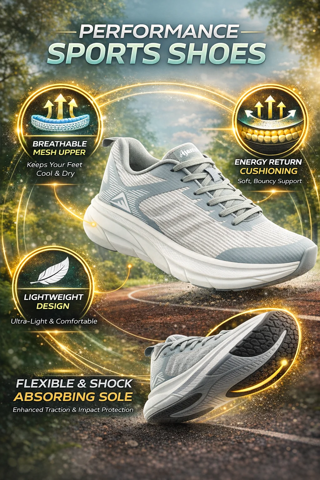 Ajanta Men’s Street Motion Sports Shoes - Image 6