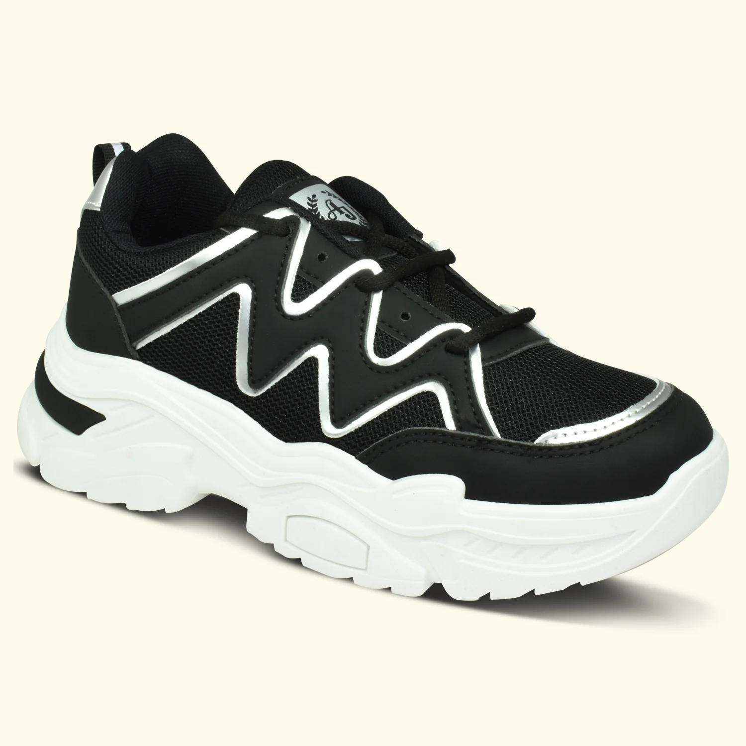 Ajanta Women’s Black Lightning Trendy Casual Sneakers - Image 4