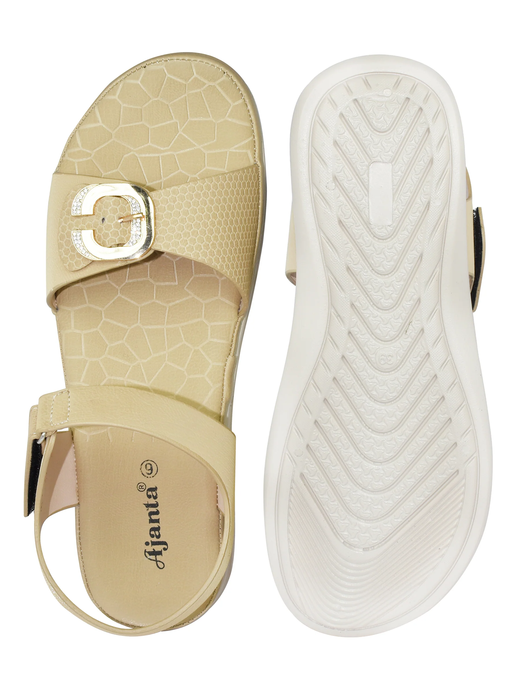 Ajanta Women’s Flat Sandals with Anti-Skid Grip - Image 4