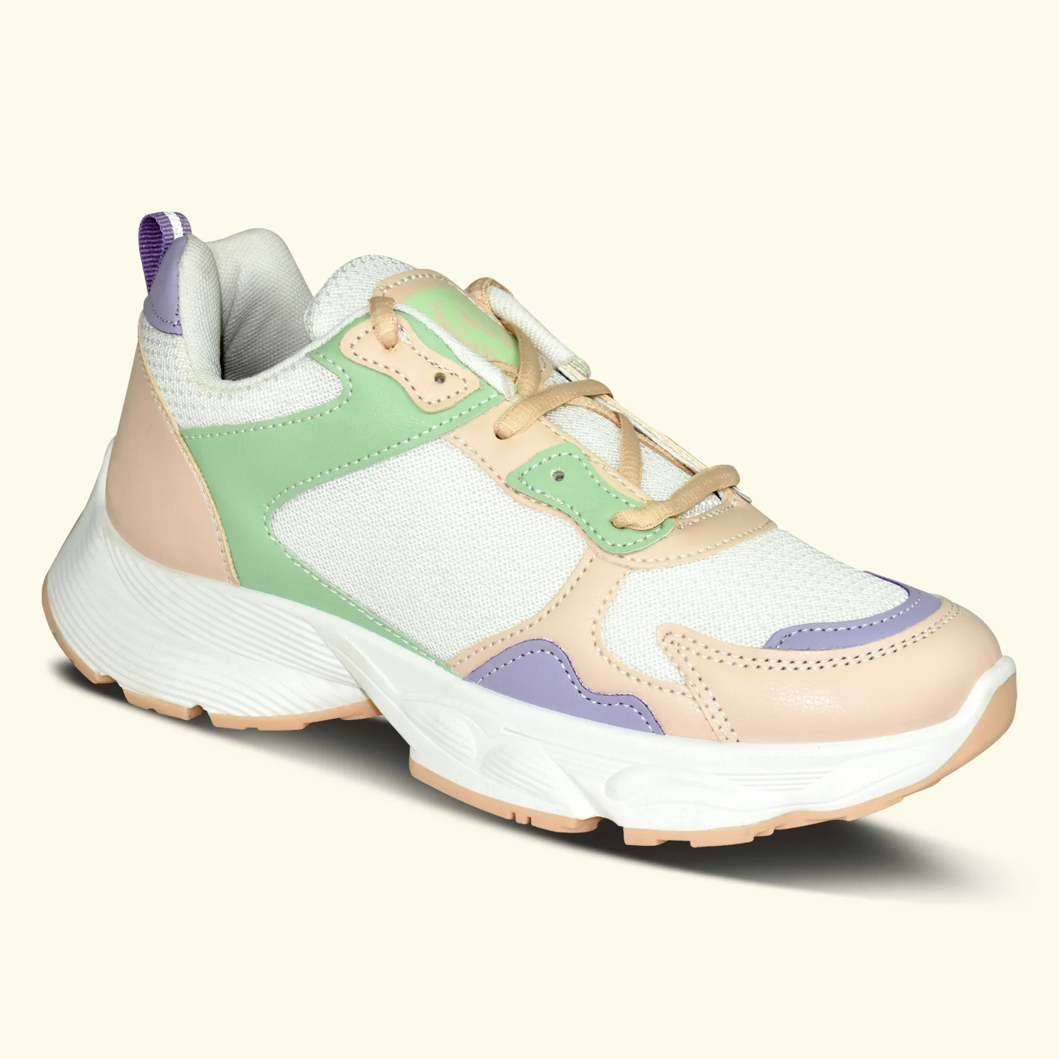 Ajanta Women’s Pink Lightning Chunky Sneakers - Image 7