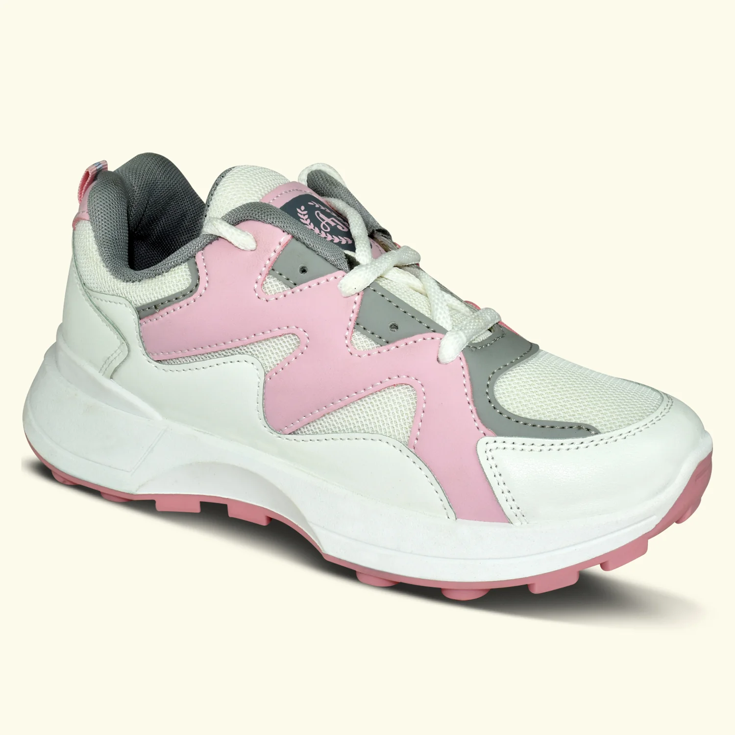 Ajanta Women’s Pink Lightning Chunky Sneakers - Image 6