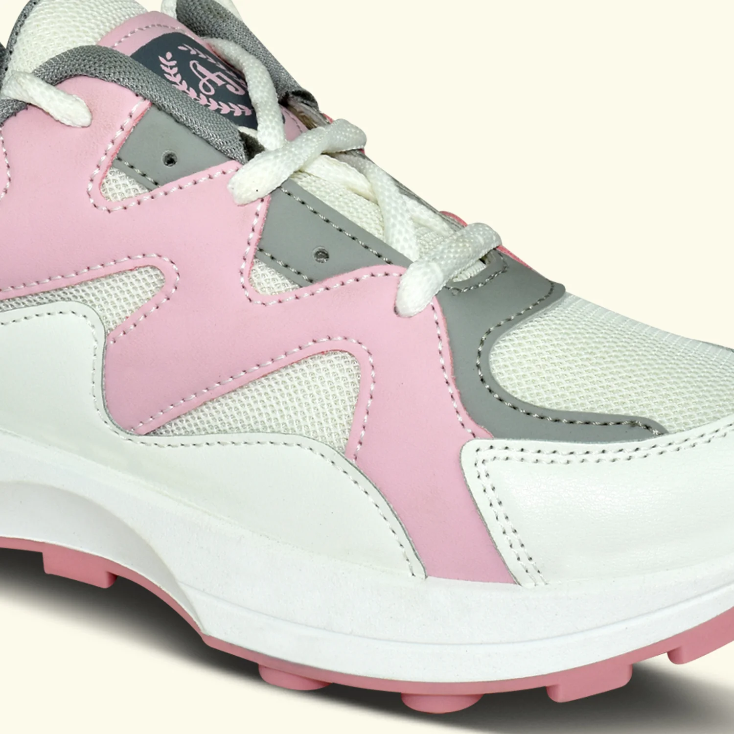 Ajanta Women’s Pink Lightning Chunky Sneakers - Image 7