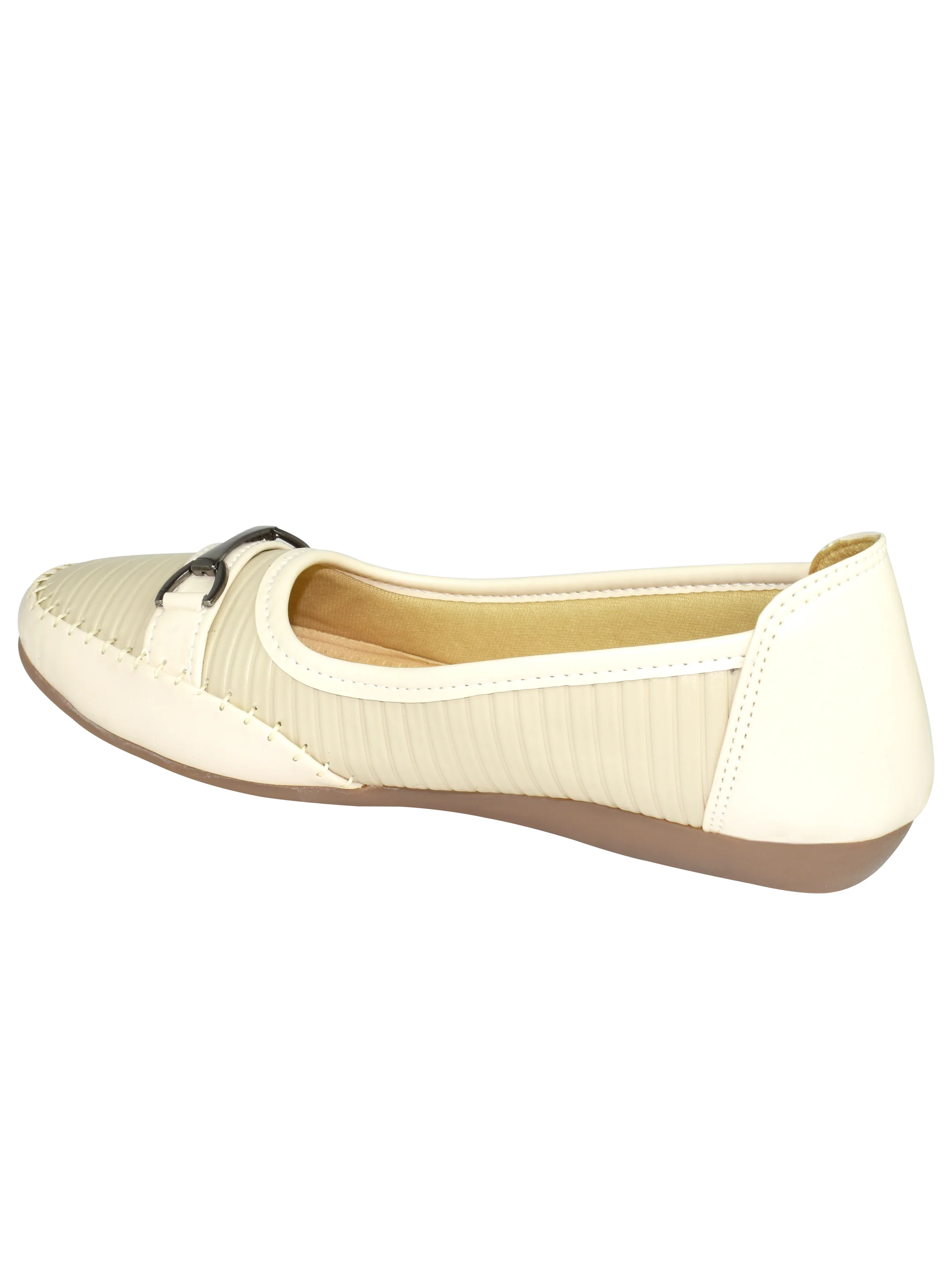 Ajanta Women’s Stylish Creme Belly - Image 4