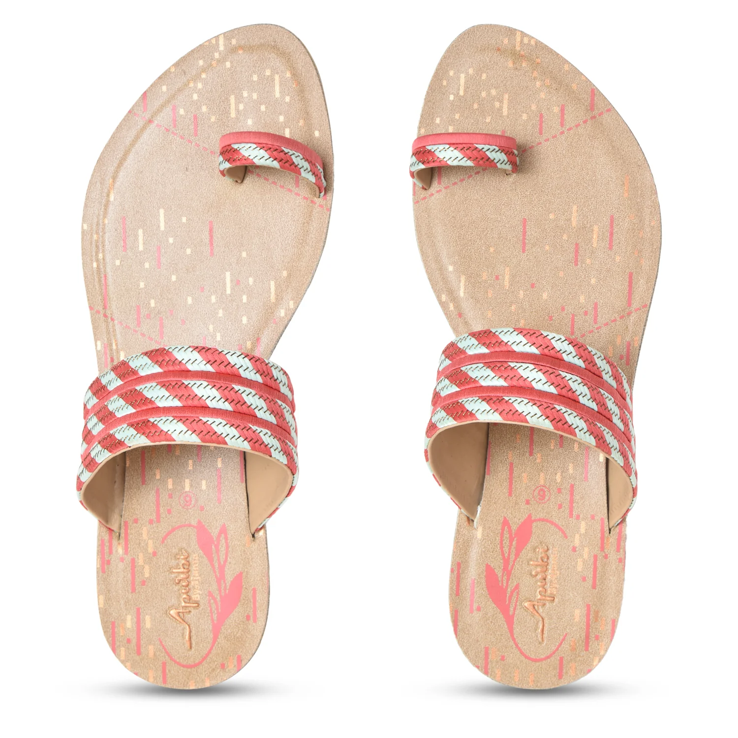 Ajanta Women’s One-Toe Flats Sandals - Image 4