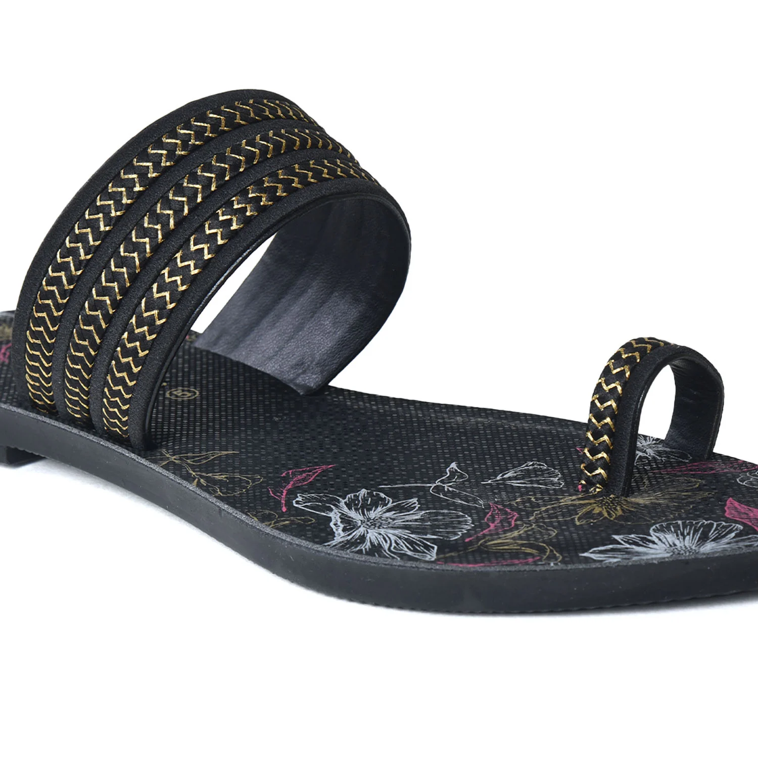 Ajanta Women’s One-Toe Flats Sandals - Image 3