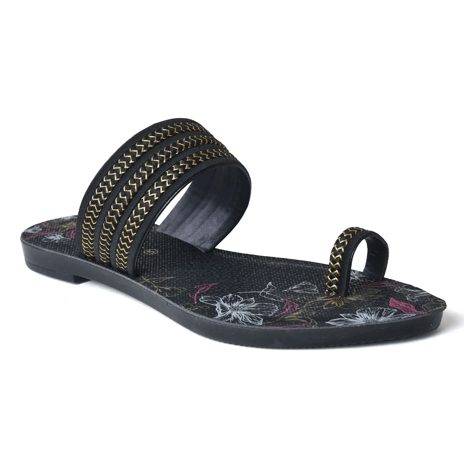 Ajanta Women’s One-Toe Flats Sandals - Image 4