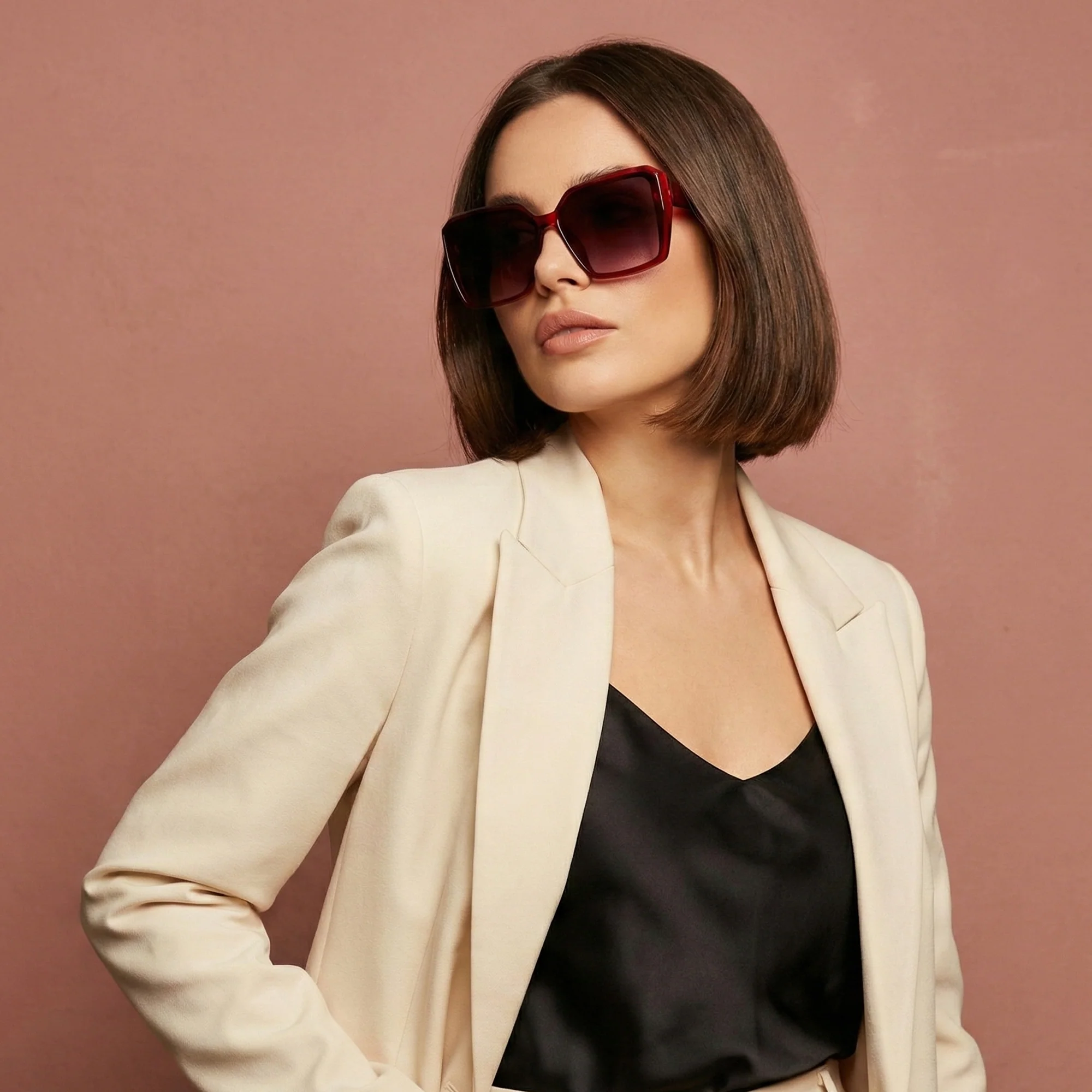 Ajanta Women’s Oversized Square Sunglasses Stylish Gradient UV-Protected Eyewear - Image 5