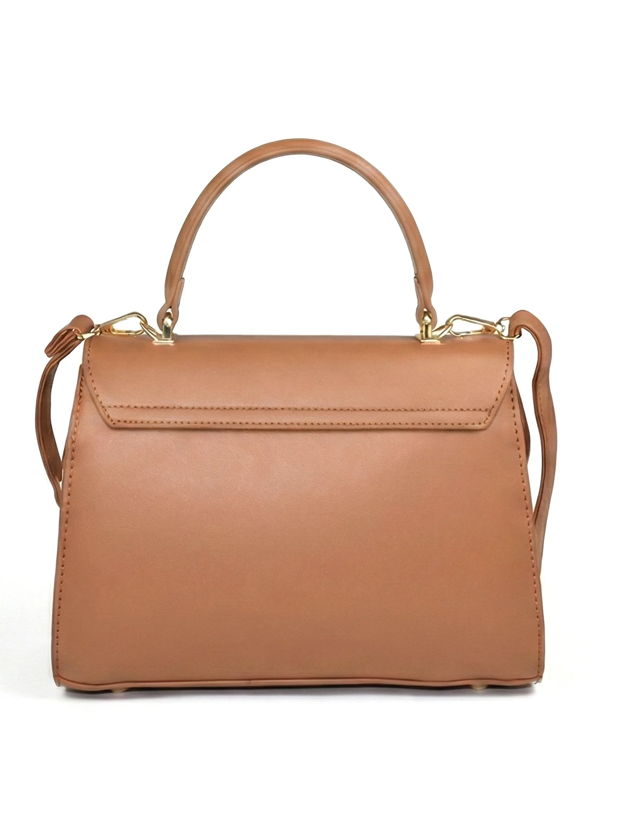 Ajanta Women’s Tan Sling bag with Detachable Strap & Top Handle - Image 5
