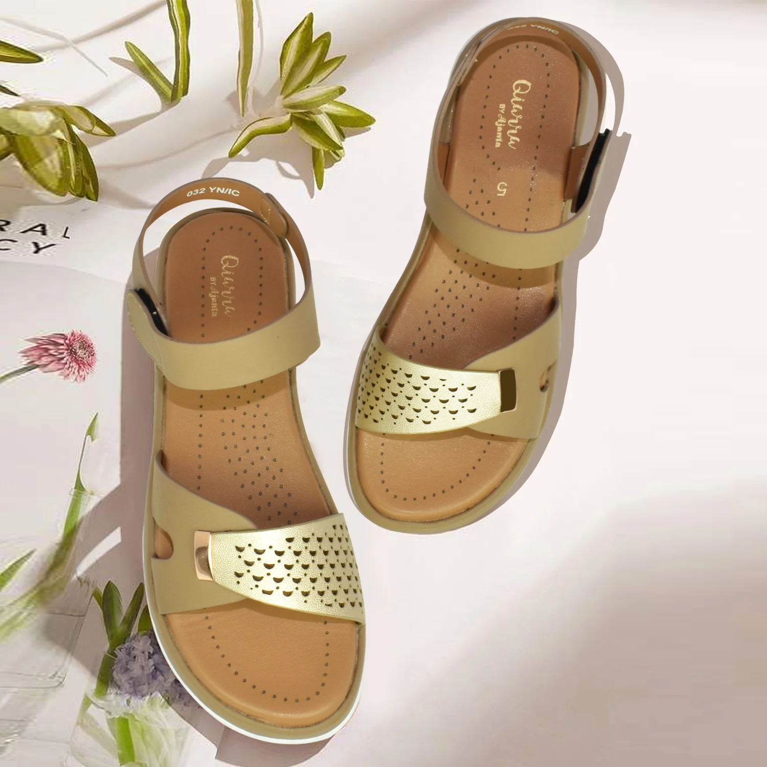 Ajanta Women's Stylish Wedge Sandals - Image 3