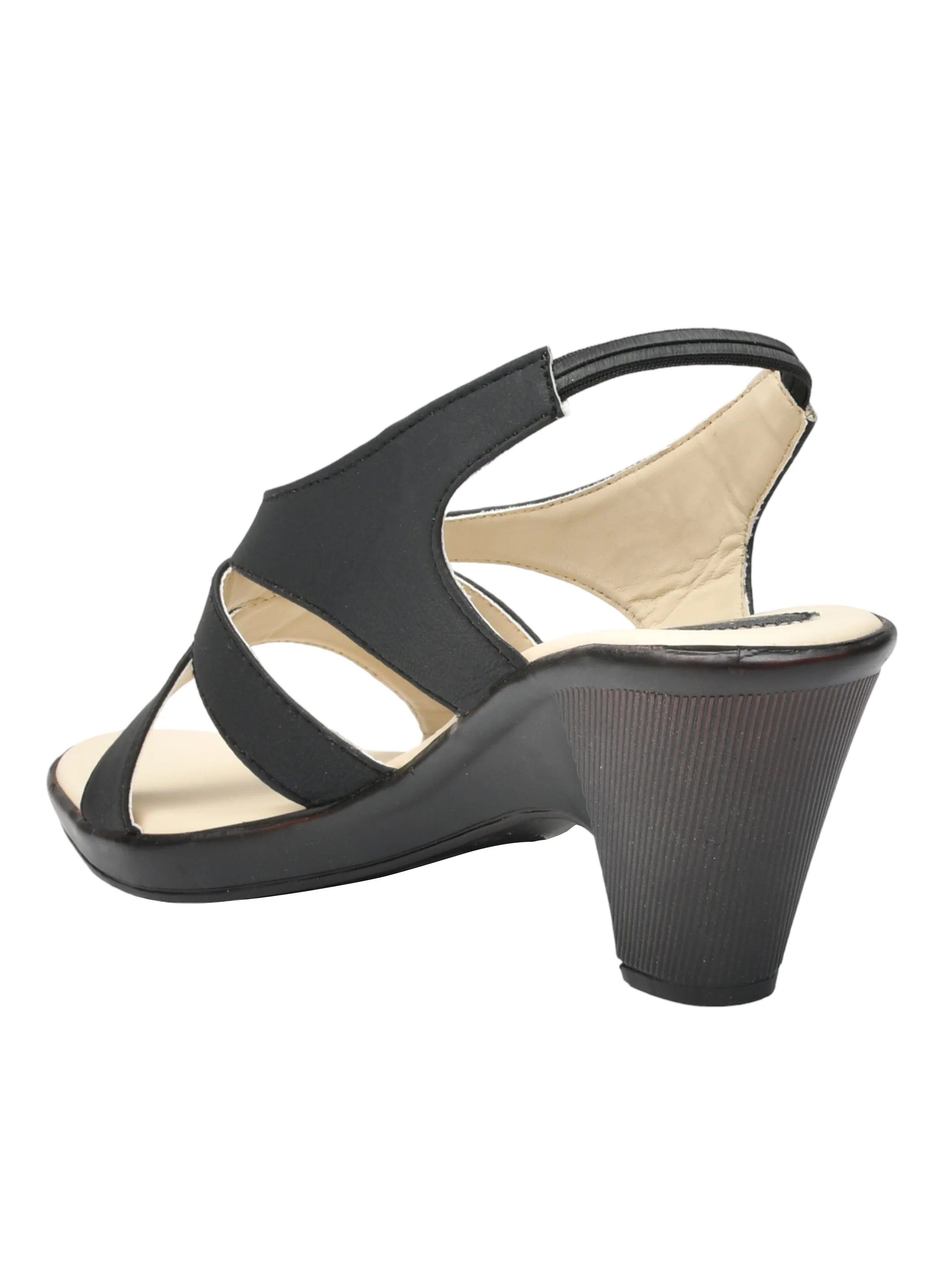 Ajanta Women’s Black Heeled Sandals - Image 8