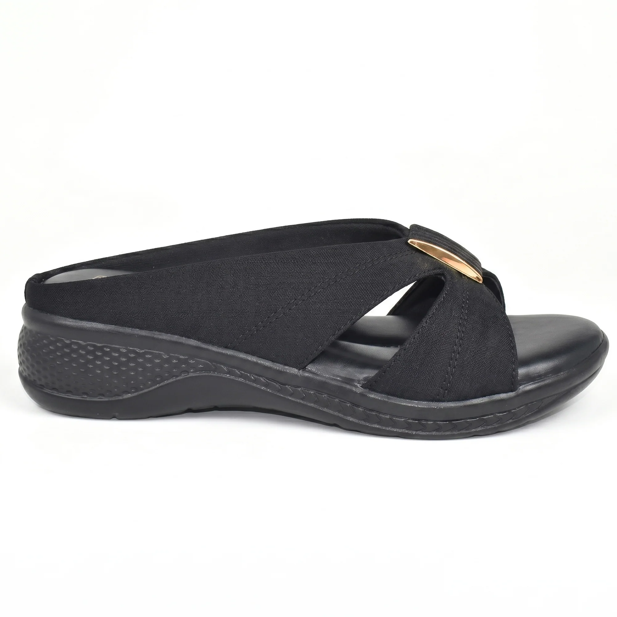Ajanta Women's PVC Wedge Sandal - Image 17