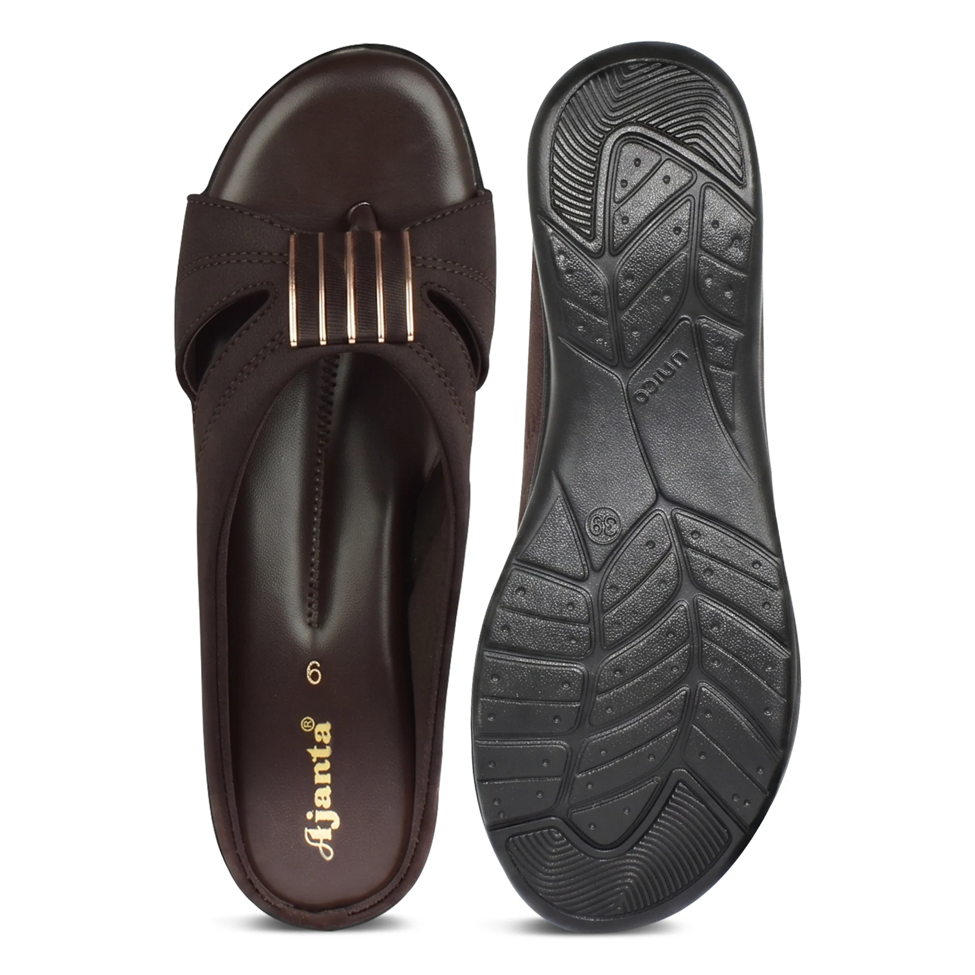 Ajanta Women's PVC Wedge Sandal - Image 6