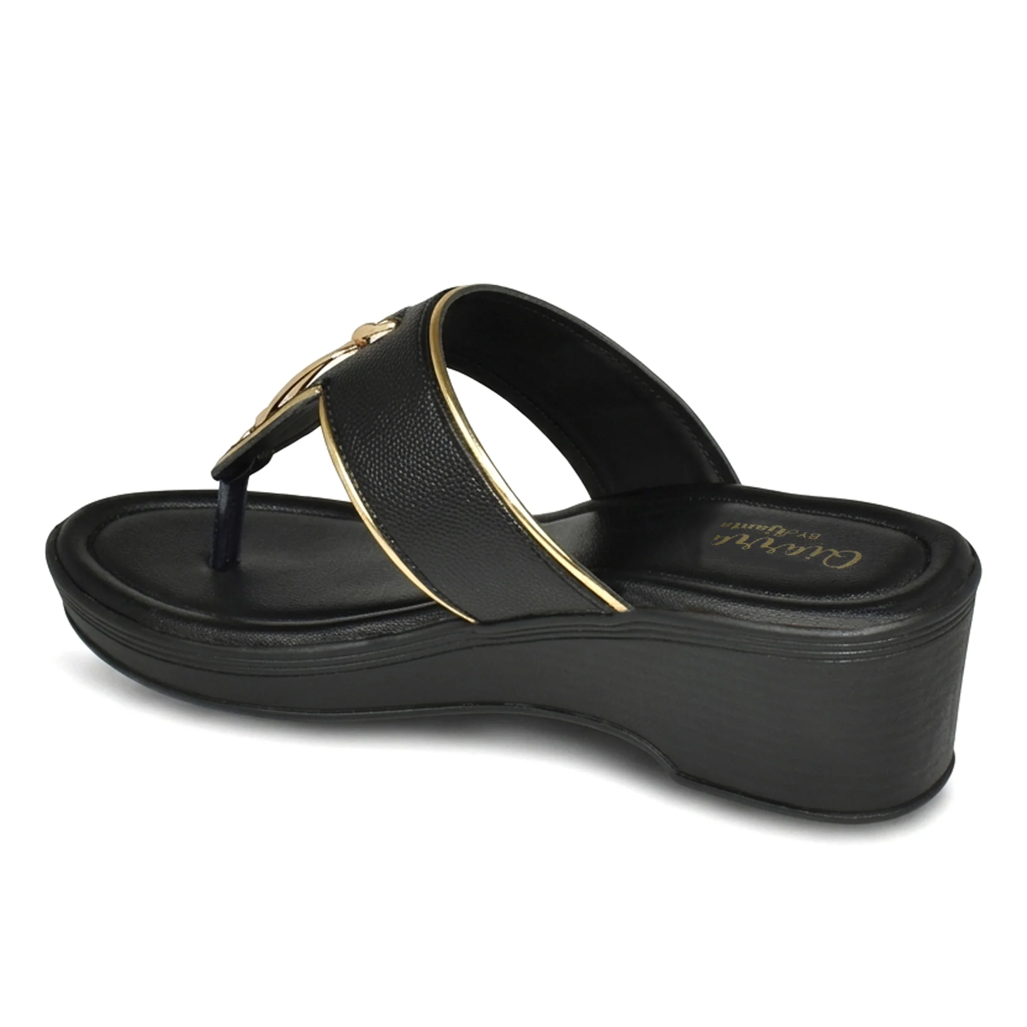 Ajanta Women's Comfortable Slip-on Wedge Sandals - Stylish Daily Wear Ladies Footwear - Image 13