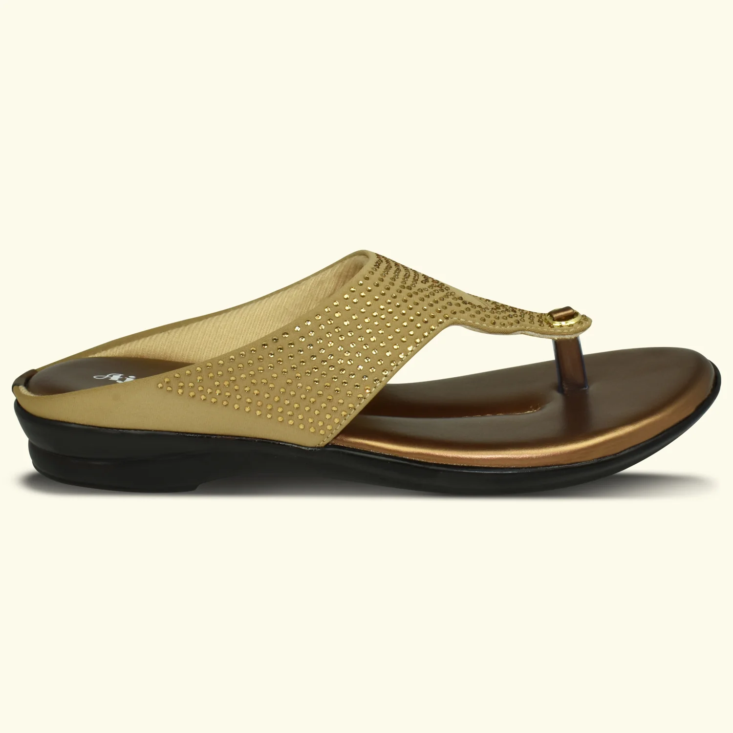 Ajanta Women’s Copper Lightweight EVA Flat Sandals