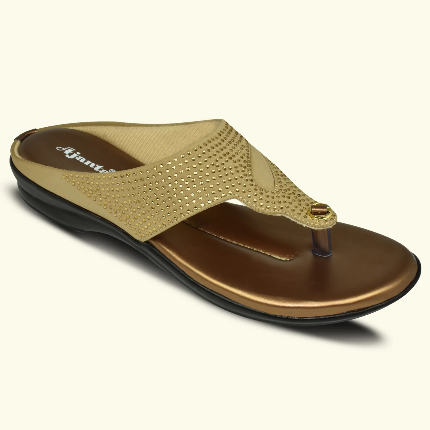 Ajanta Women’s Copper Lightweight EVA Flat Sandals - Image 4