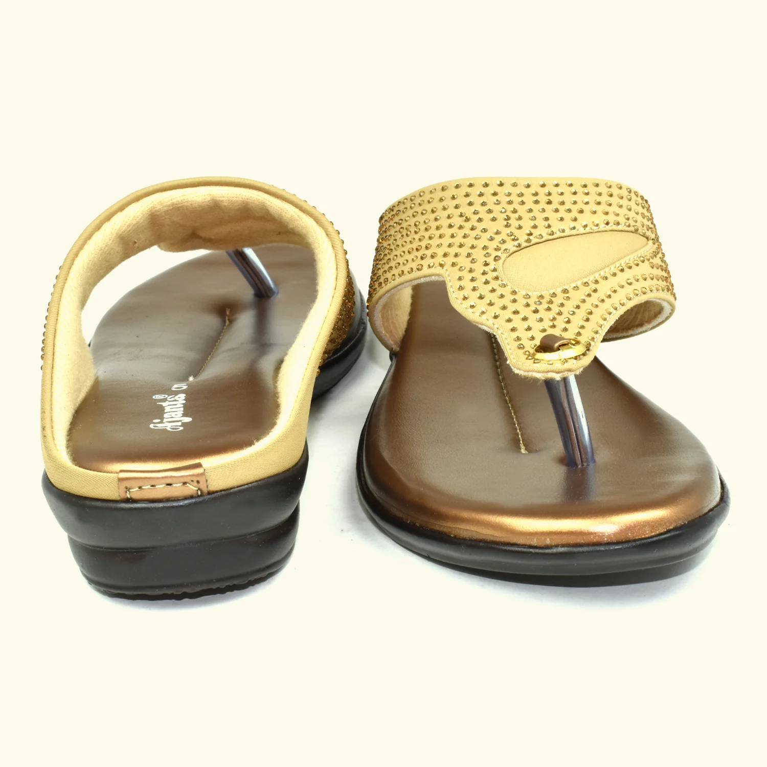 Ajanta Women’s Copper Lightweight EVA Flat Sandals - Image 8