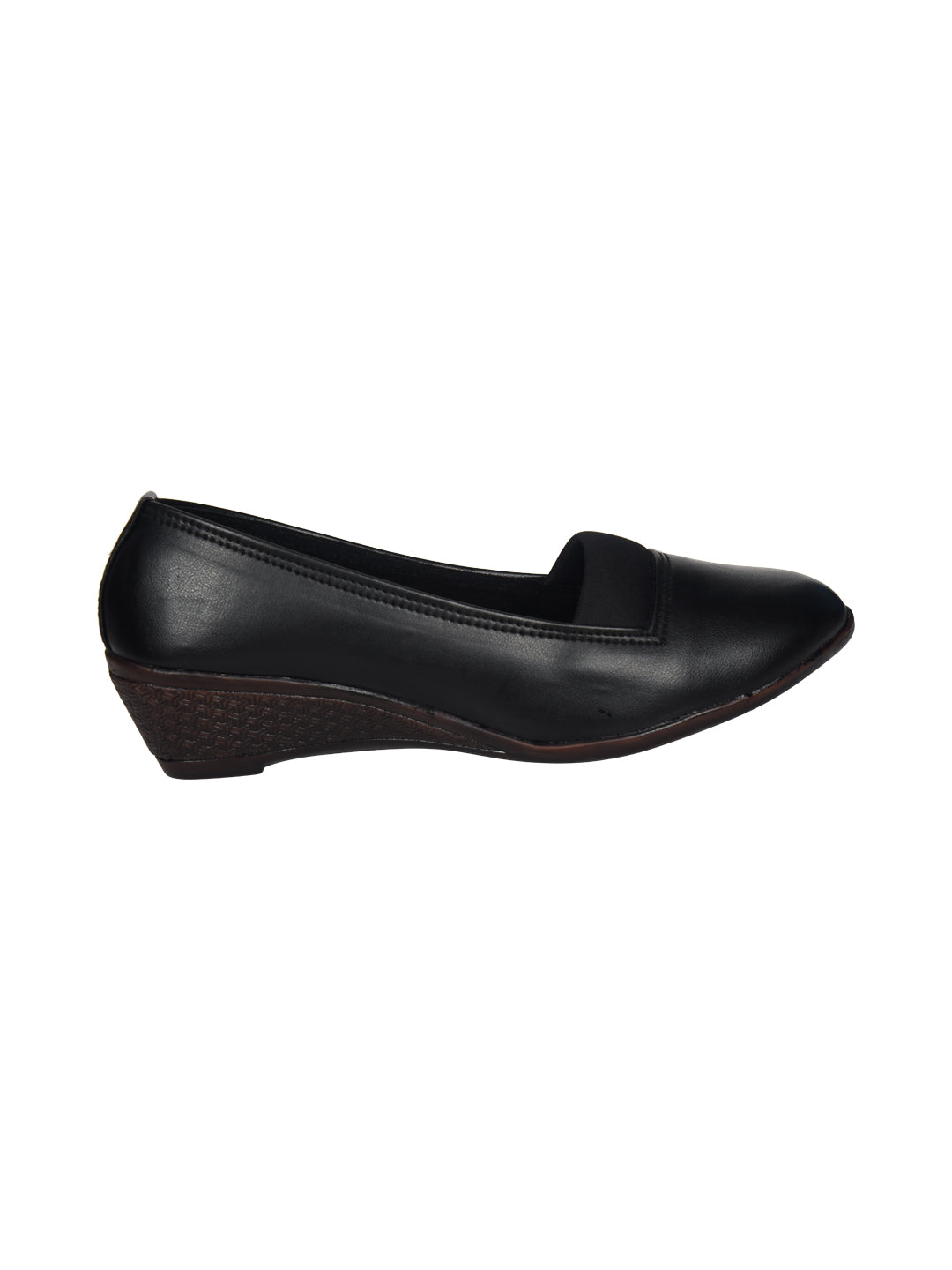 Ajanta Women’s Pointed Black Formal Slip-On - Image 2