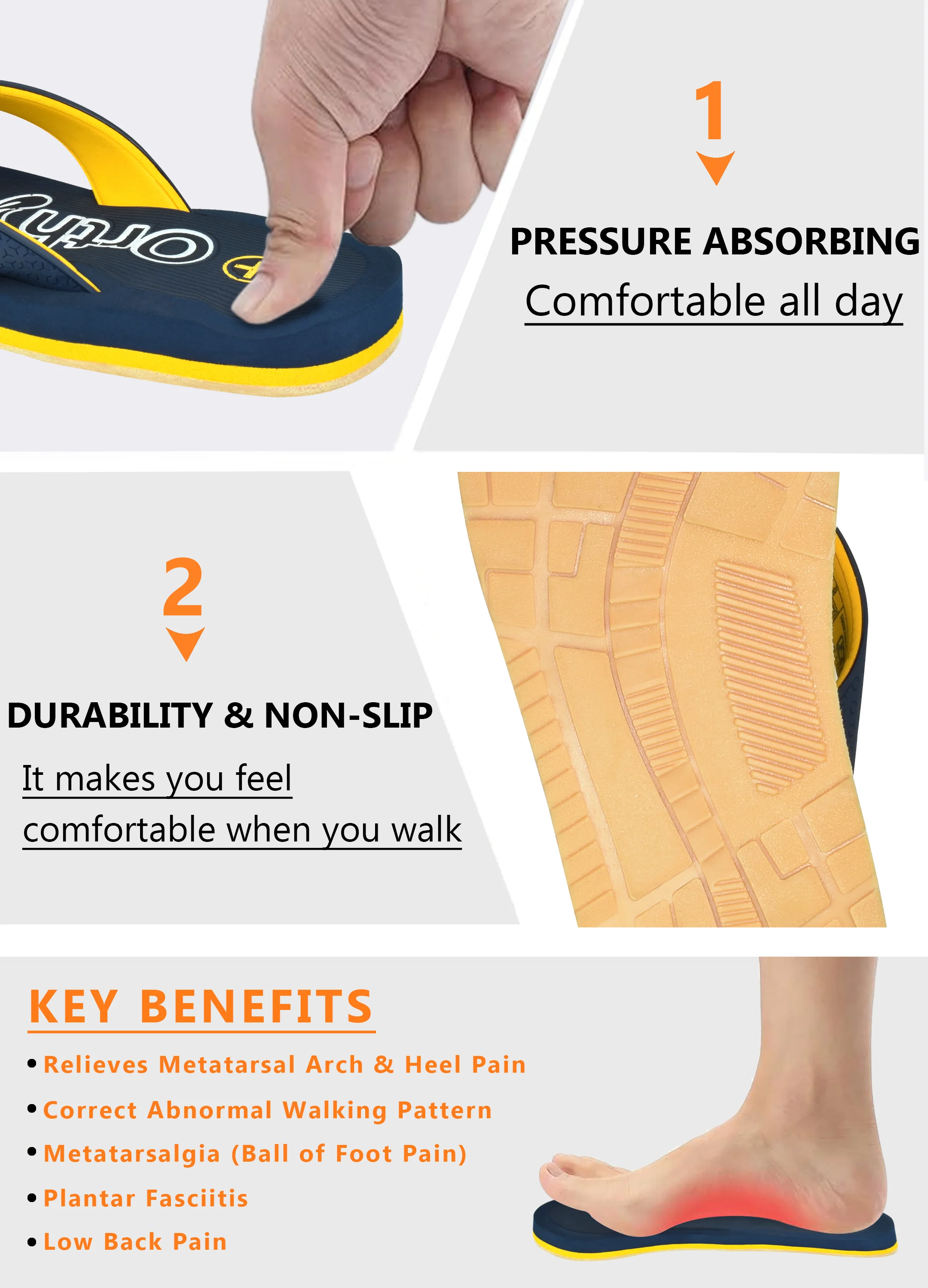 Men’s Orthopedic Comfort Sandals - Image 3