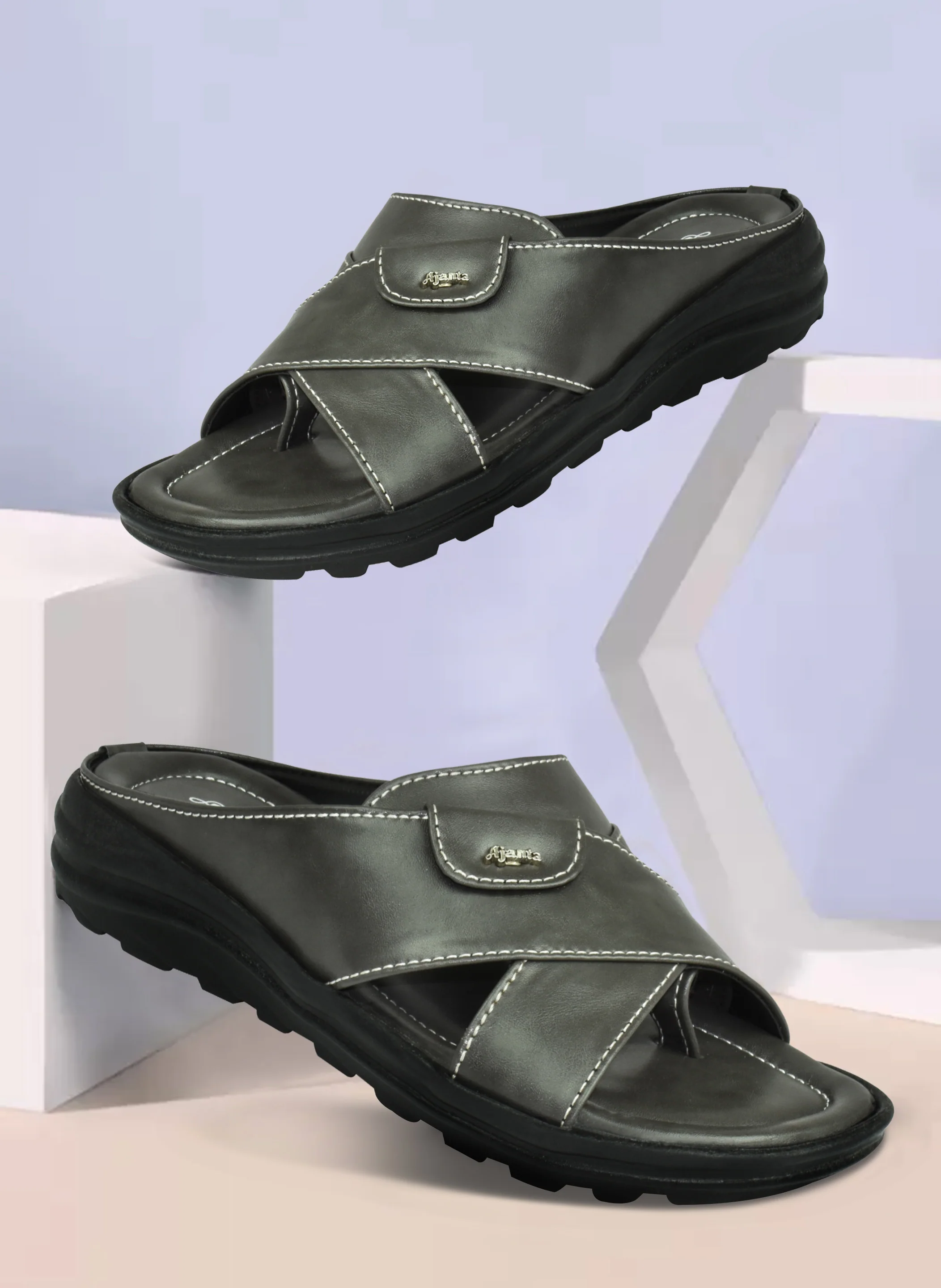 Ajanta Comfortable Slip On Sandals for Men - Image 4