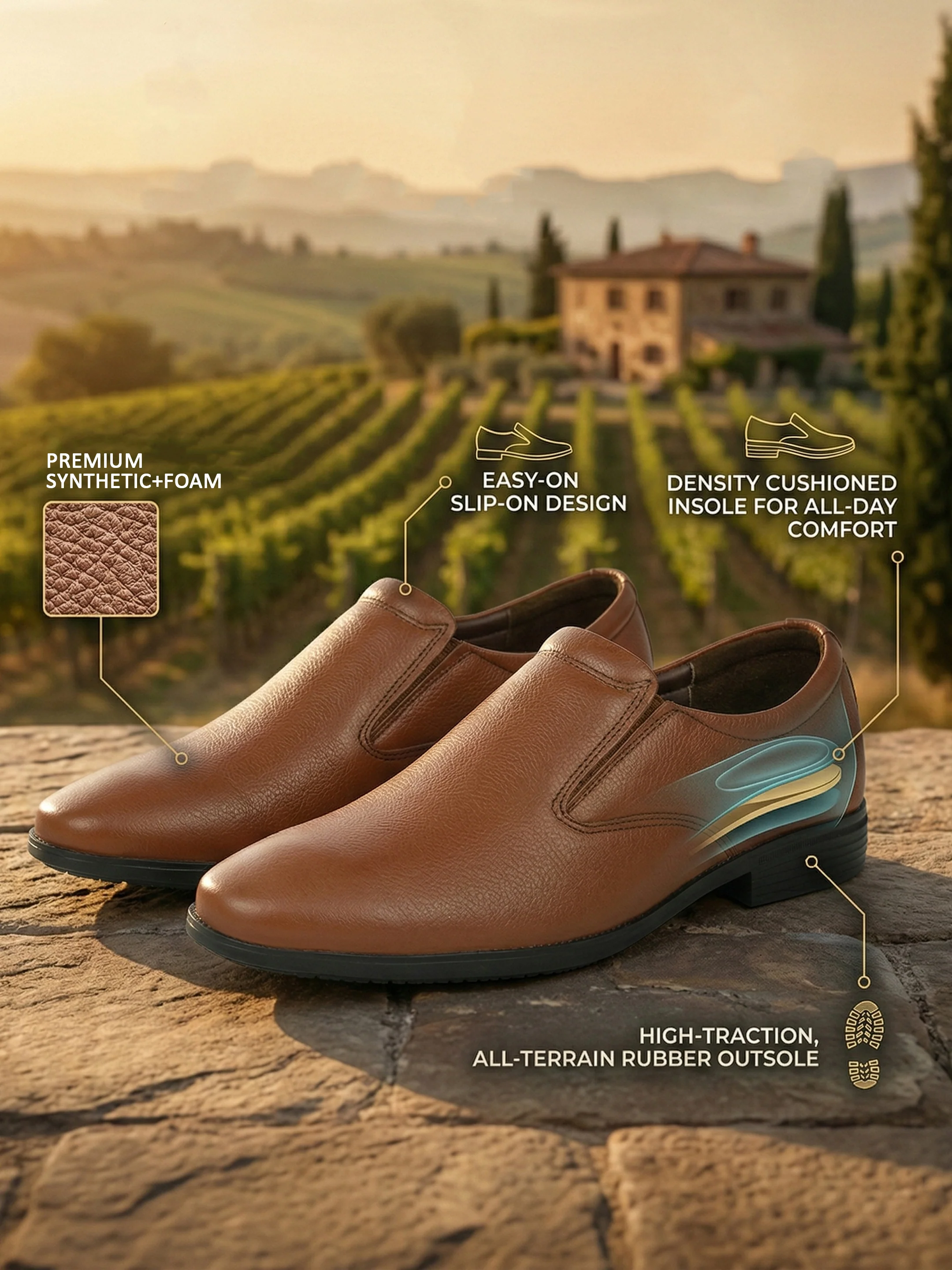 Men’s Genuine Leather Formal Comfort Shoes - Image 4