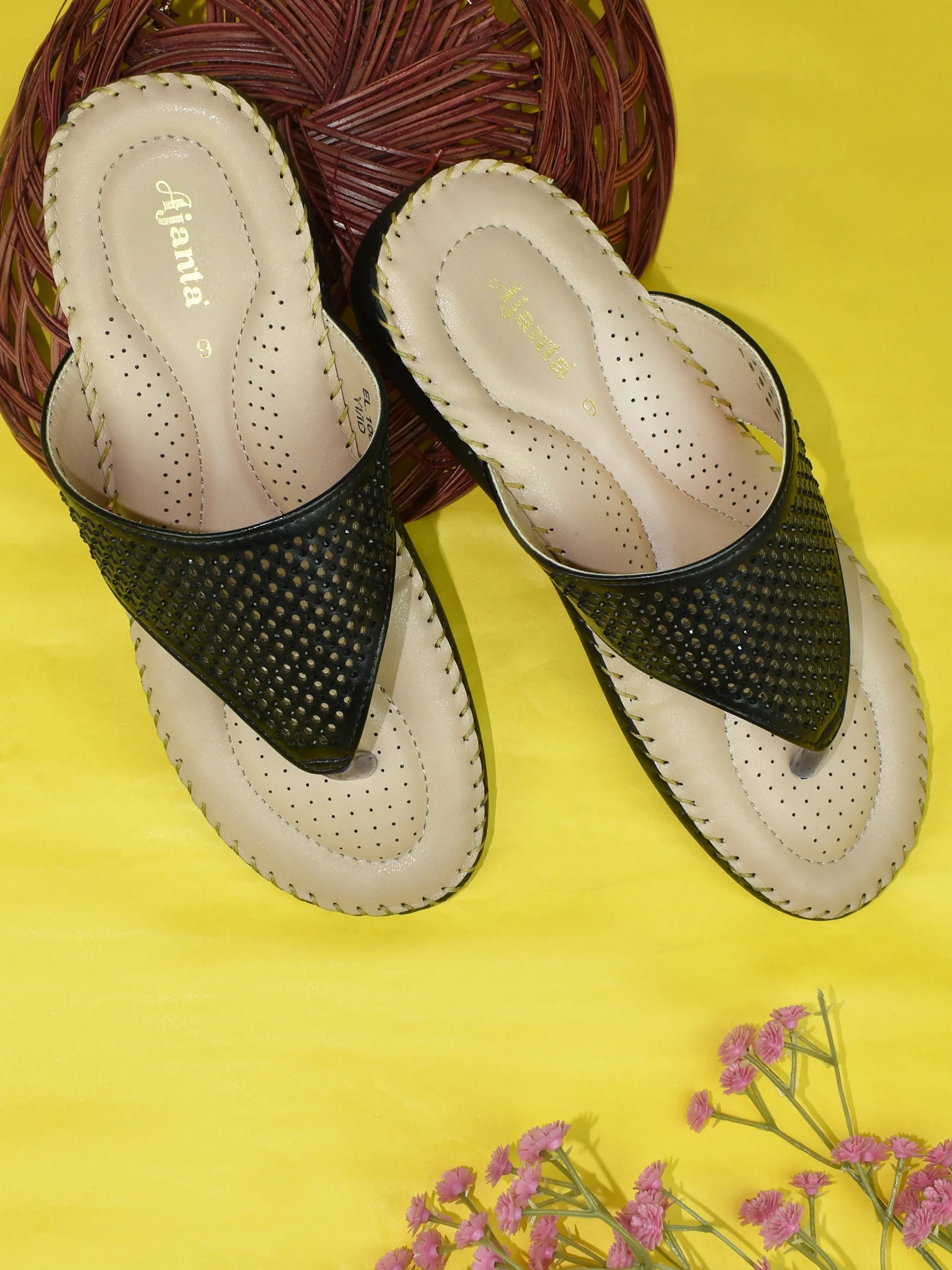 Ajanta Women’s Flat Slip-On Sandals - Image 4