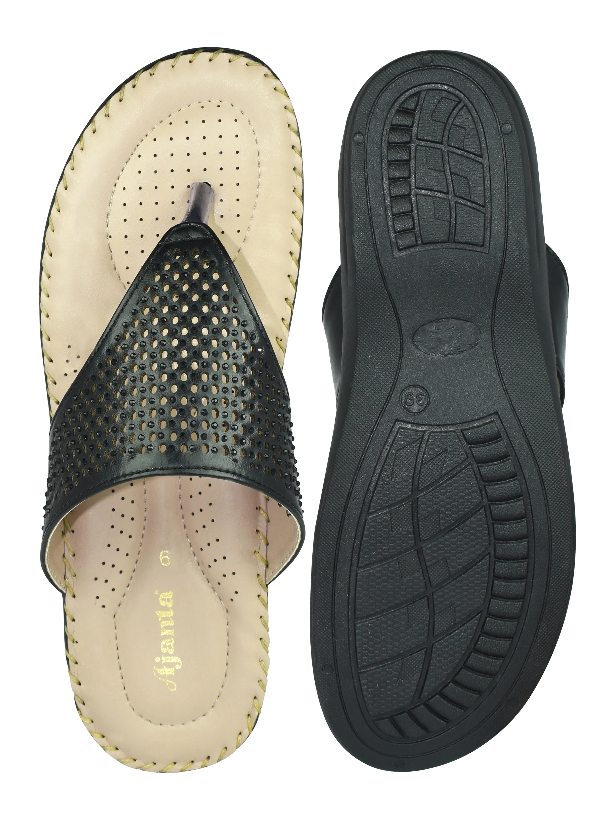 Ajanta Women’s Flat Slip-On Sandals - Image 8