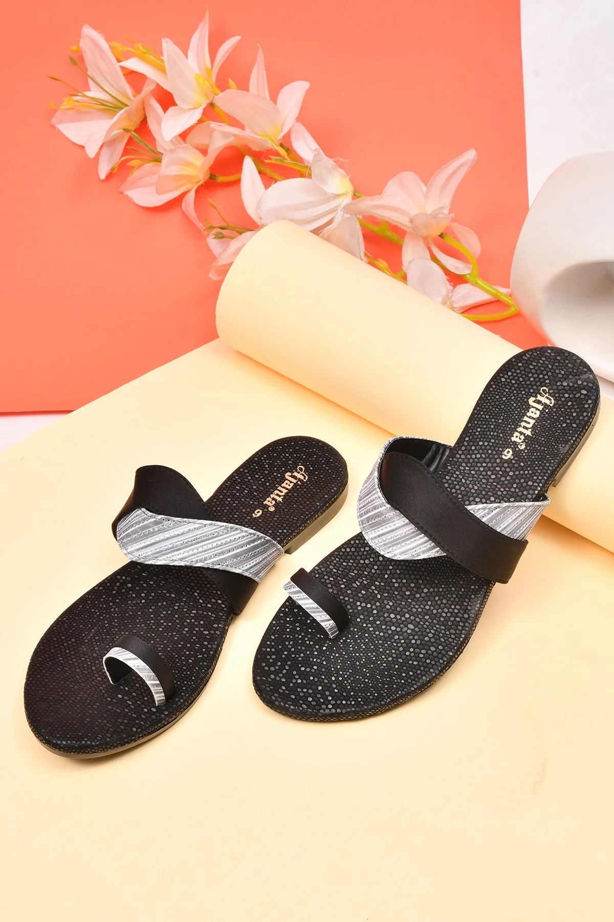 Ajanta Women Flat Fashion Slip-On Sandal - Image 4