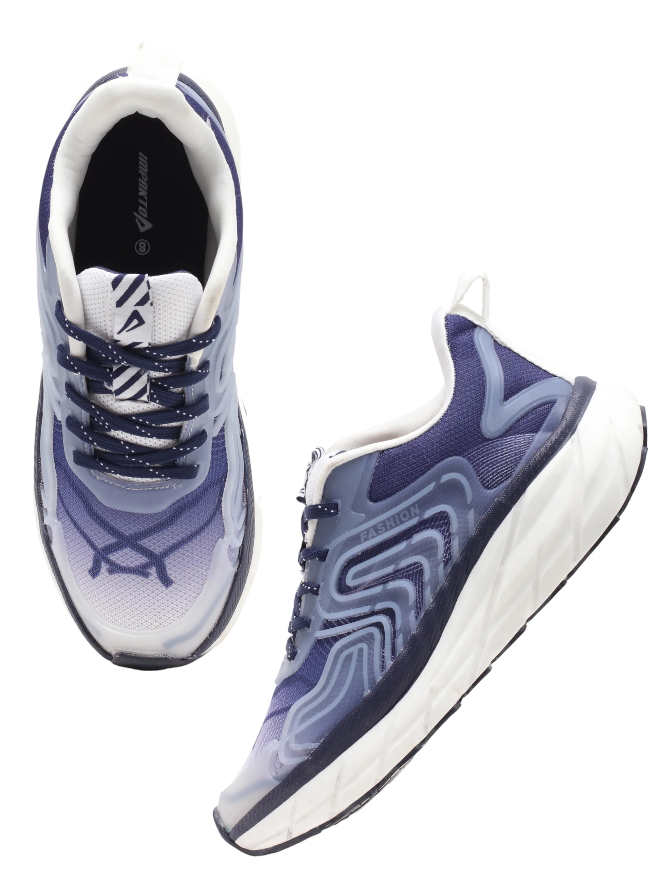 Impakto by Ajanta Men’s Purple Running Shoes - Image 3