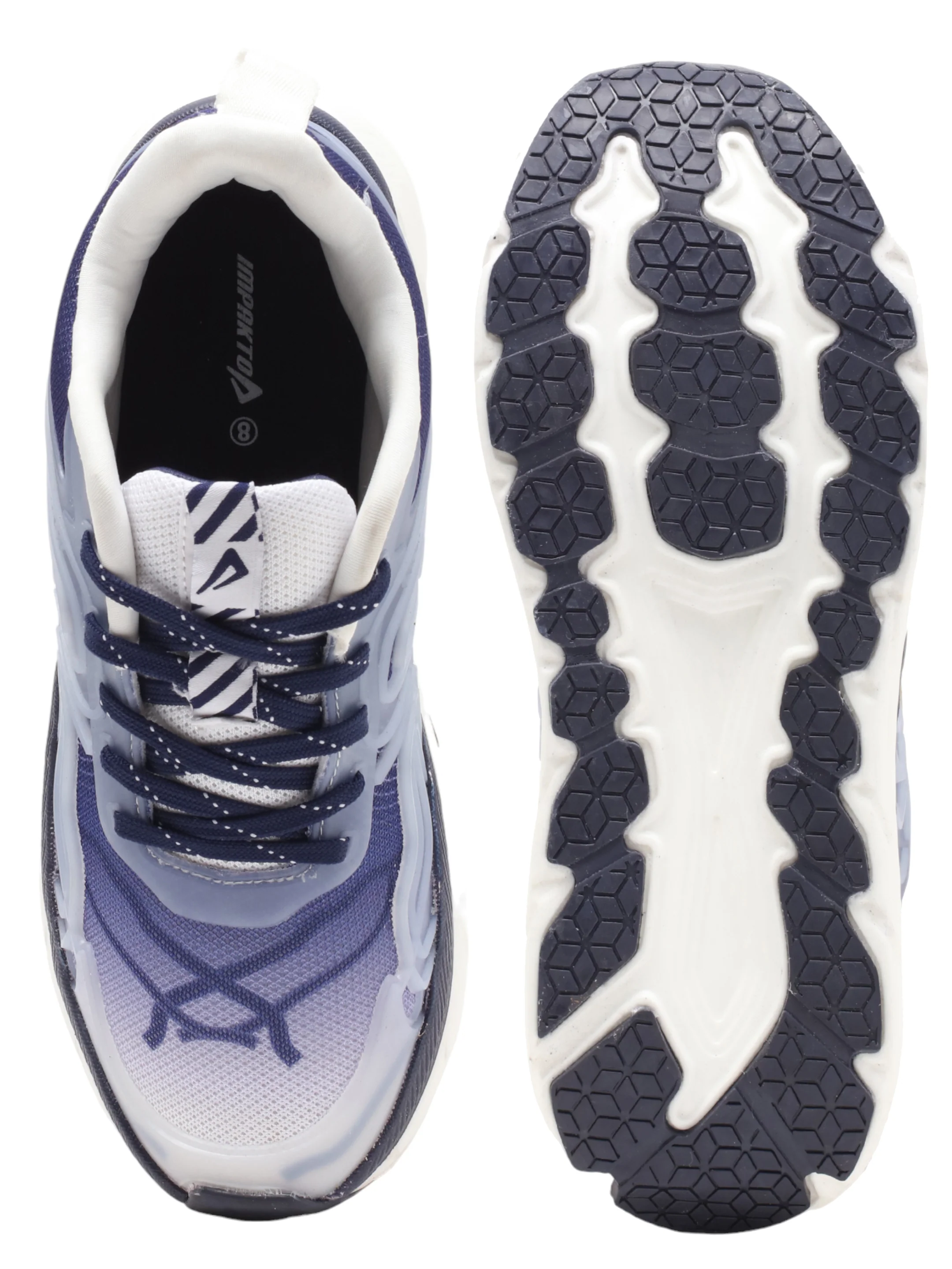 Impakto by Ajanta Men’s Purple Running Shoes - Image 4