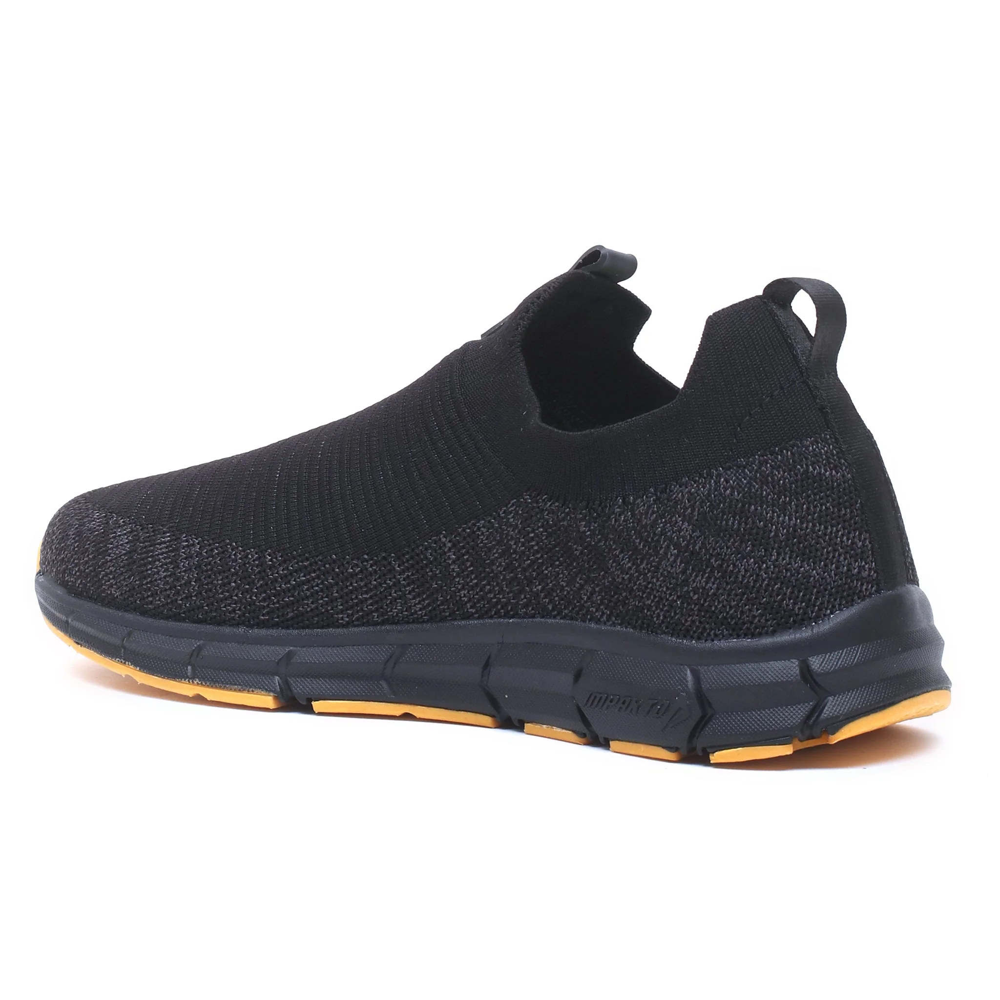 Impakto Urban Edge Men's Black Walking Shoes - Image 3