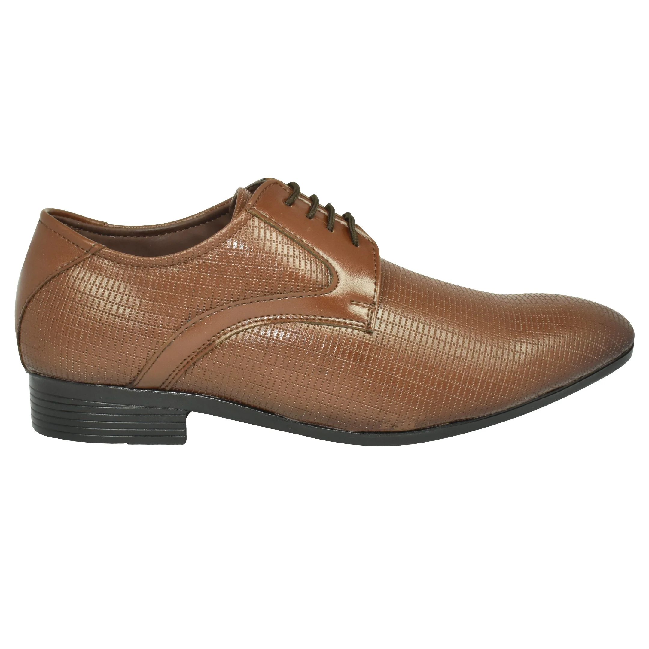 Imperio by Ajanta Men’s Tan Lace-Up Formal Shoes - Image 5