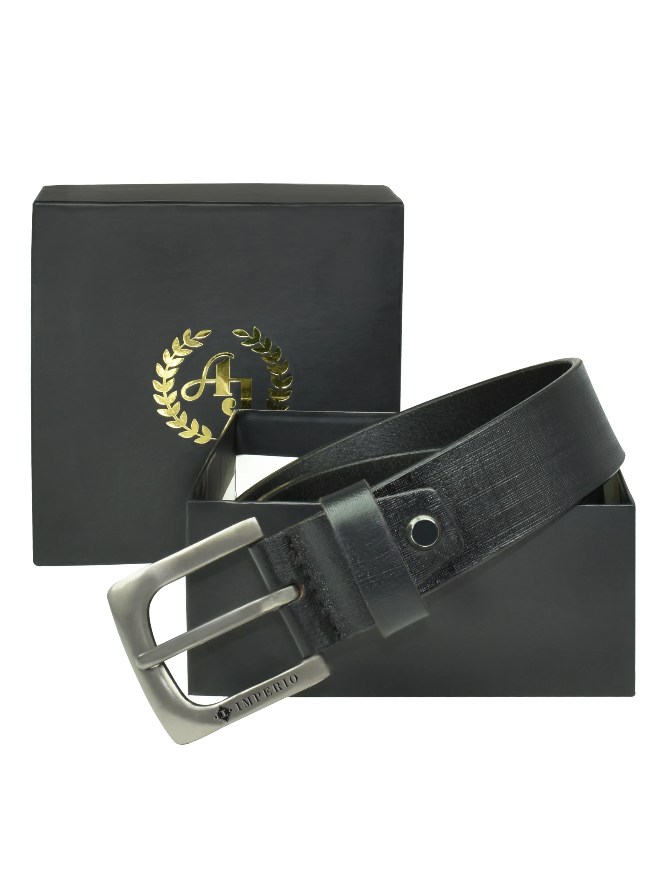 Imperio Genuine Leather Belt for Men – Classic Formal & Casual Waist Belt - Image 4